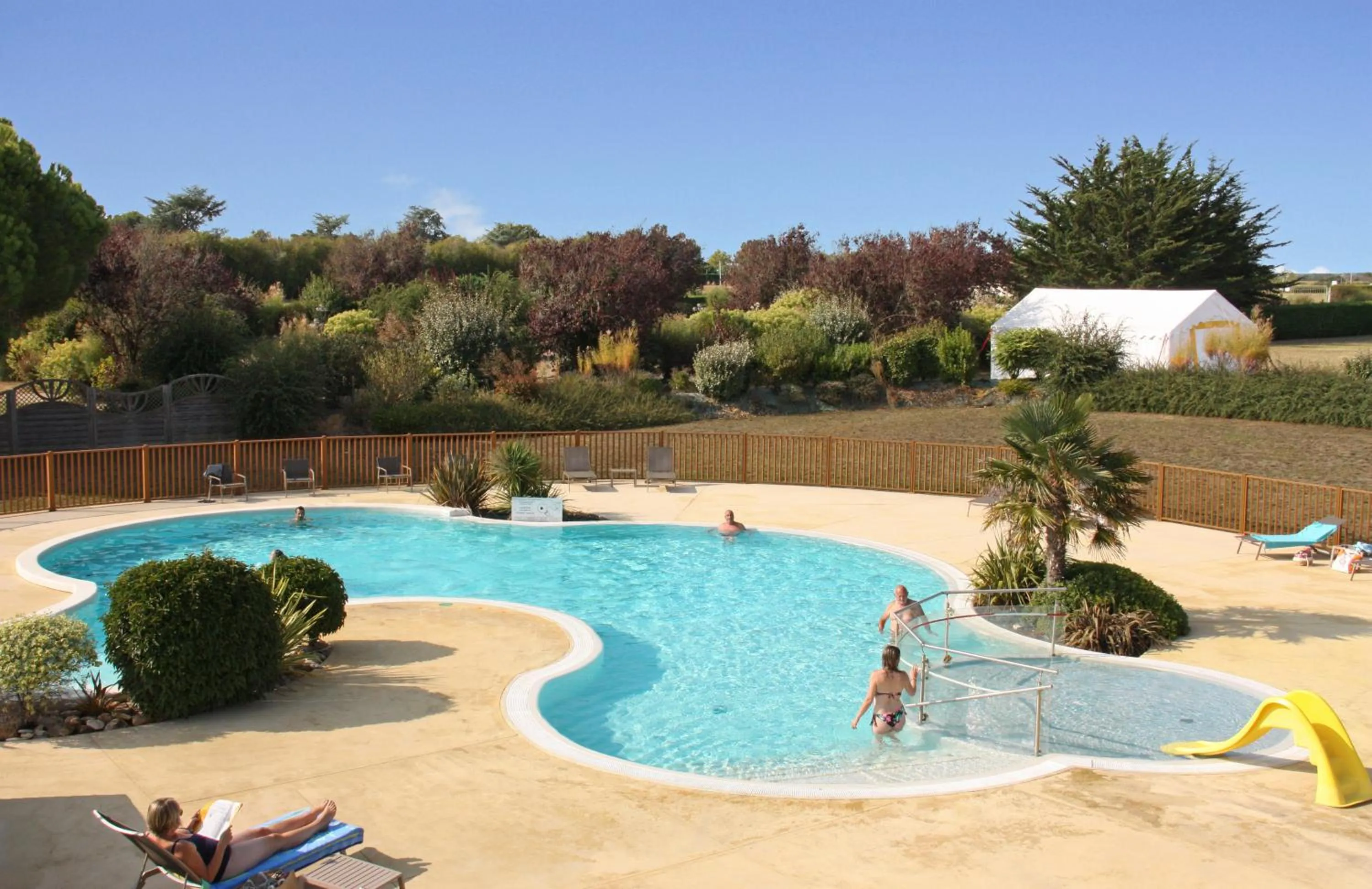 Pool view in Azureva Vendée Océan
