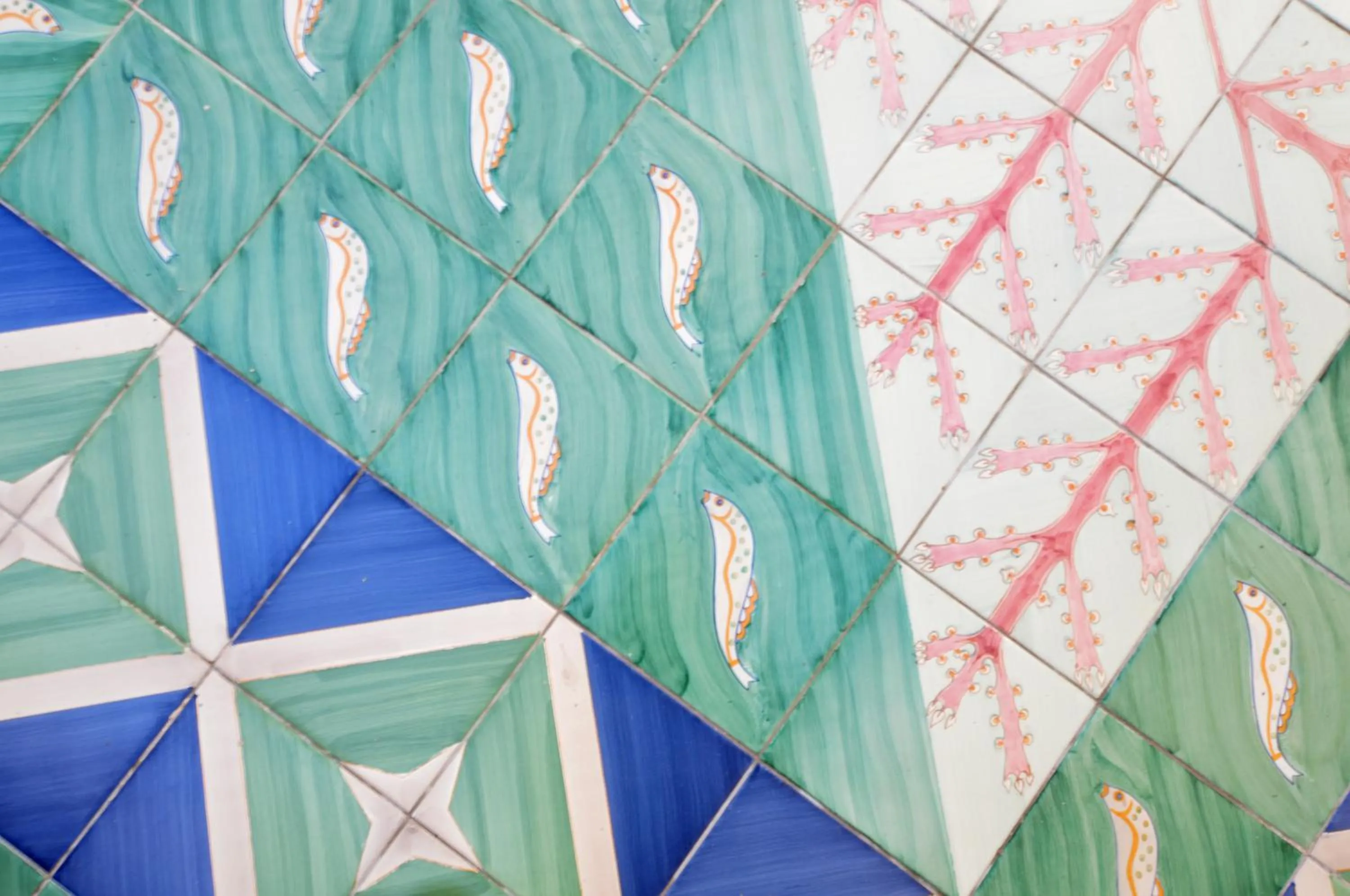 Decorative detail in Palazzo Esedra