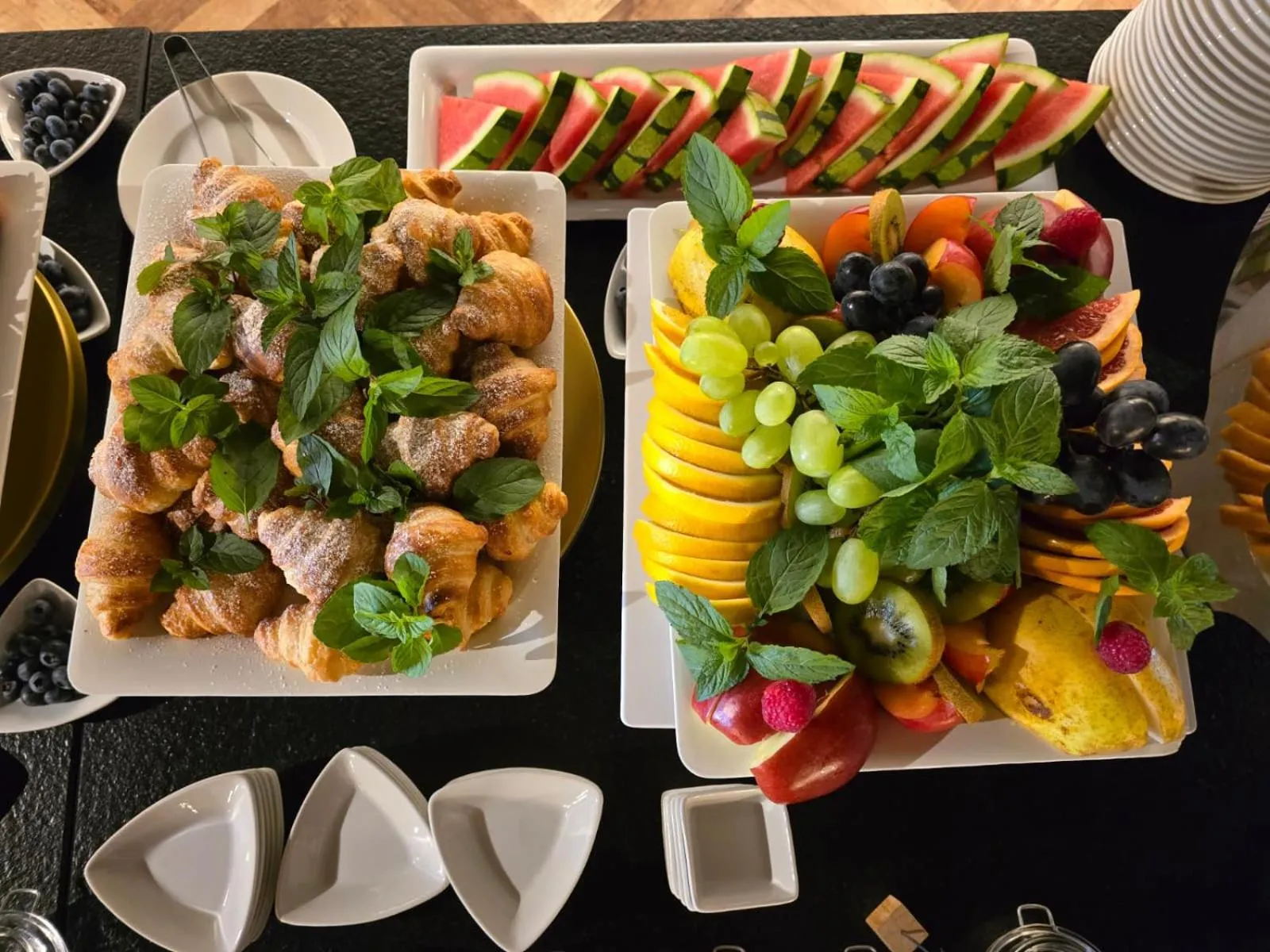Buffet breakfast in Hotel Le Mont Medical & SPA