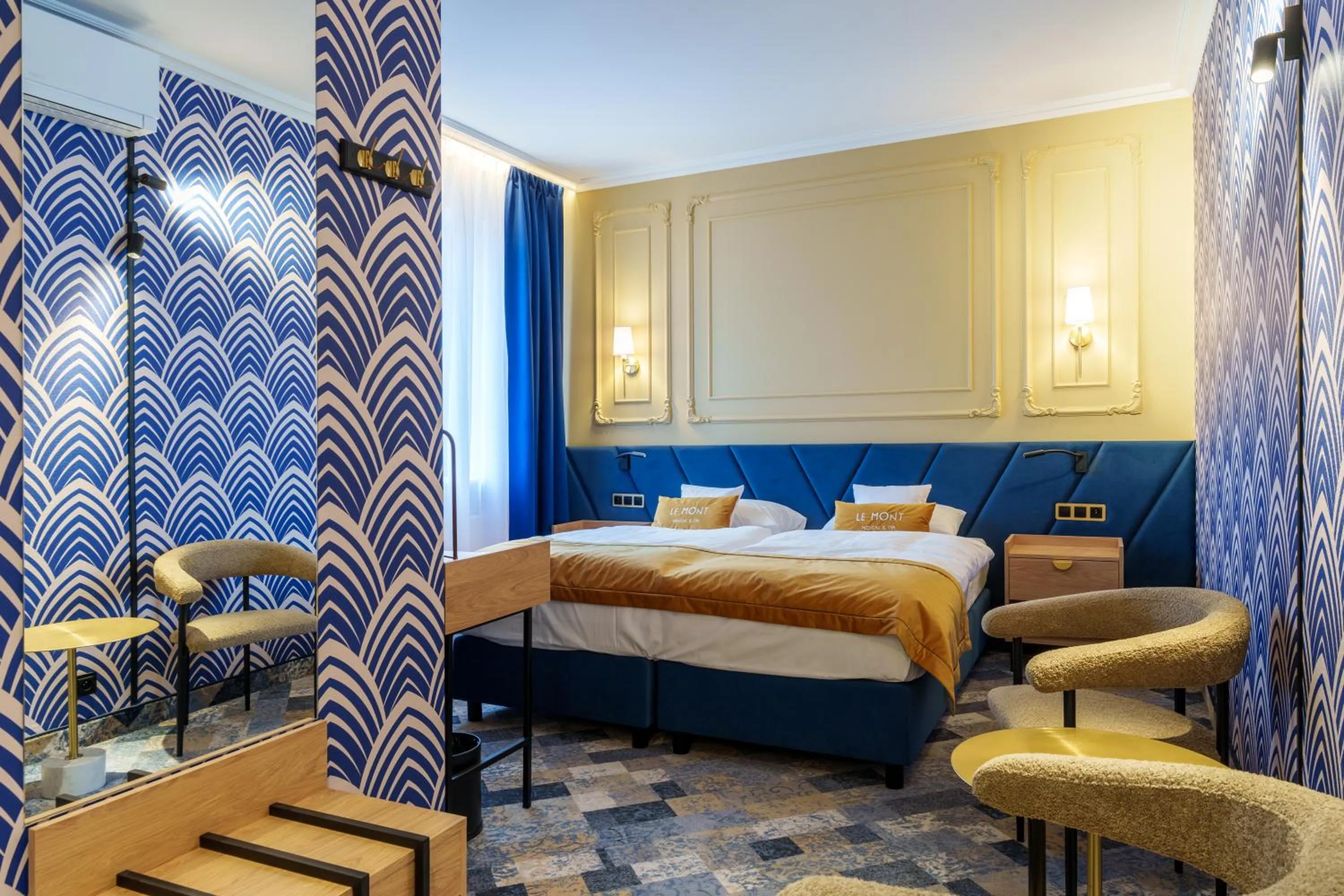 Photo of the whole room, Bed in Hotel Le Mont Medical & SPA