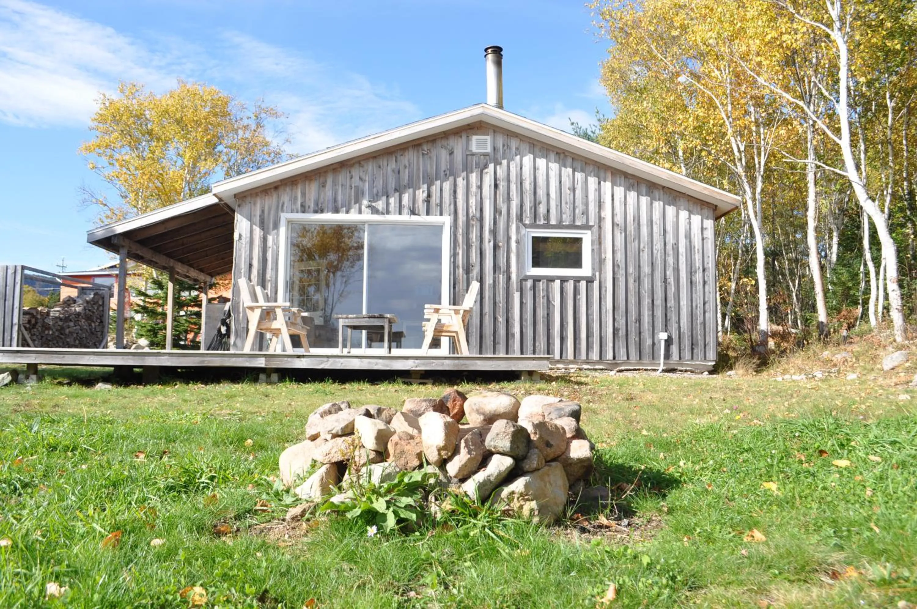 Garden in The Sleeping Moose Cottage