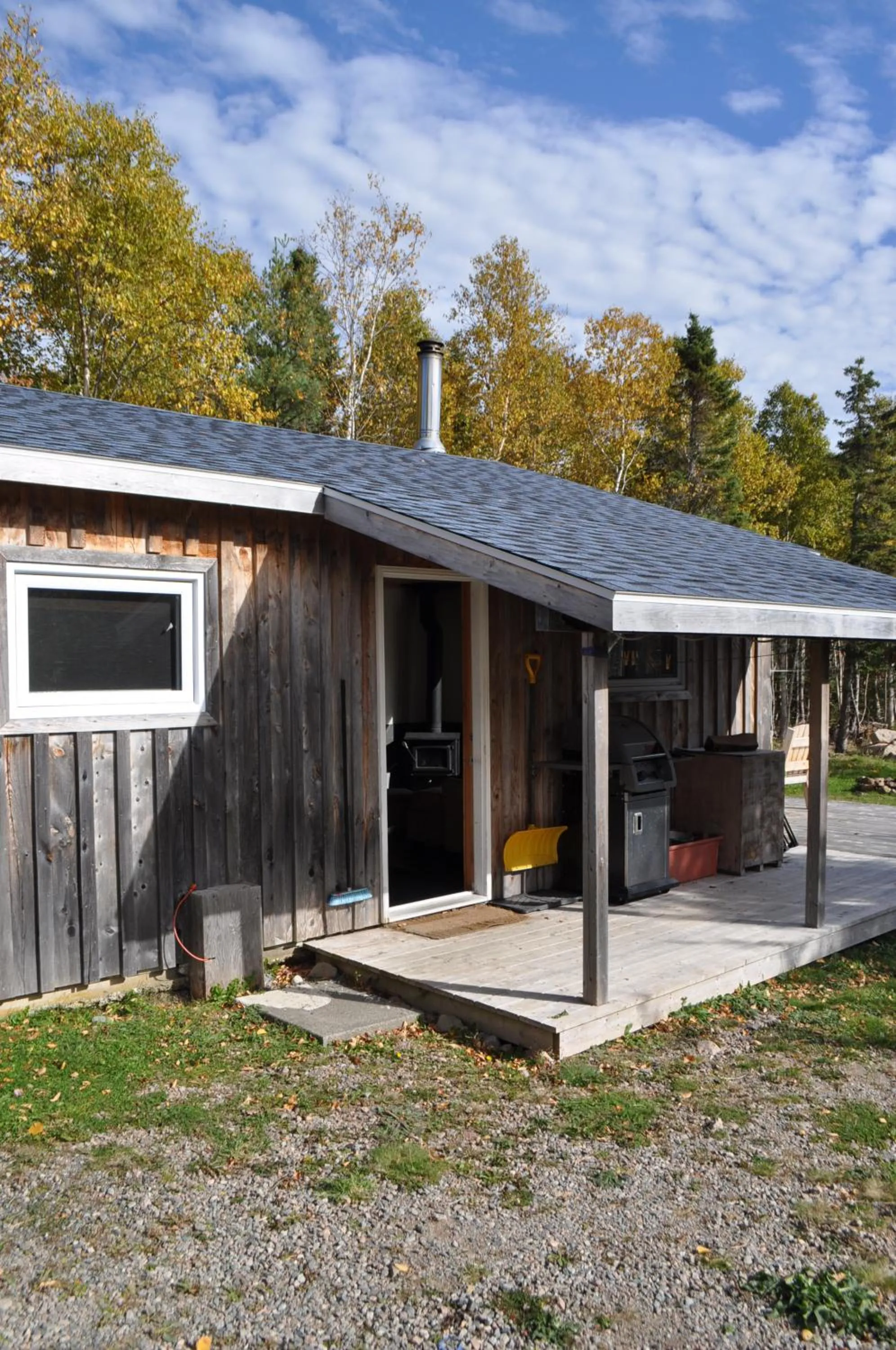 Facade/entrance in The Sleeping Moose Cottage