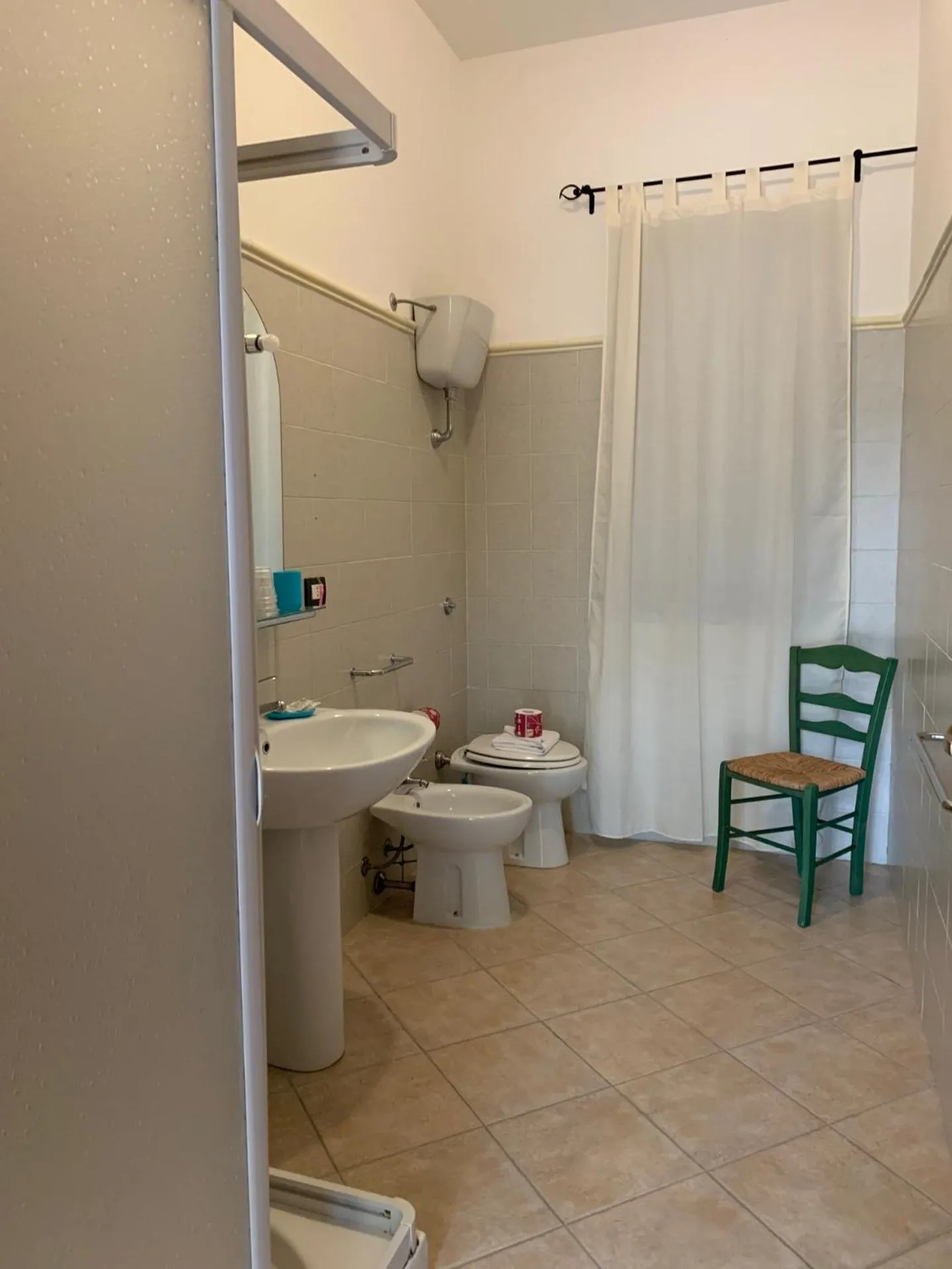 Shower in Residence Hotel Monte Ricciu