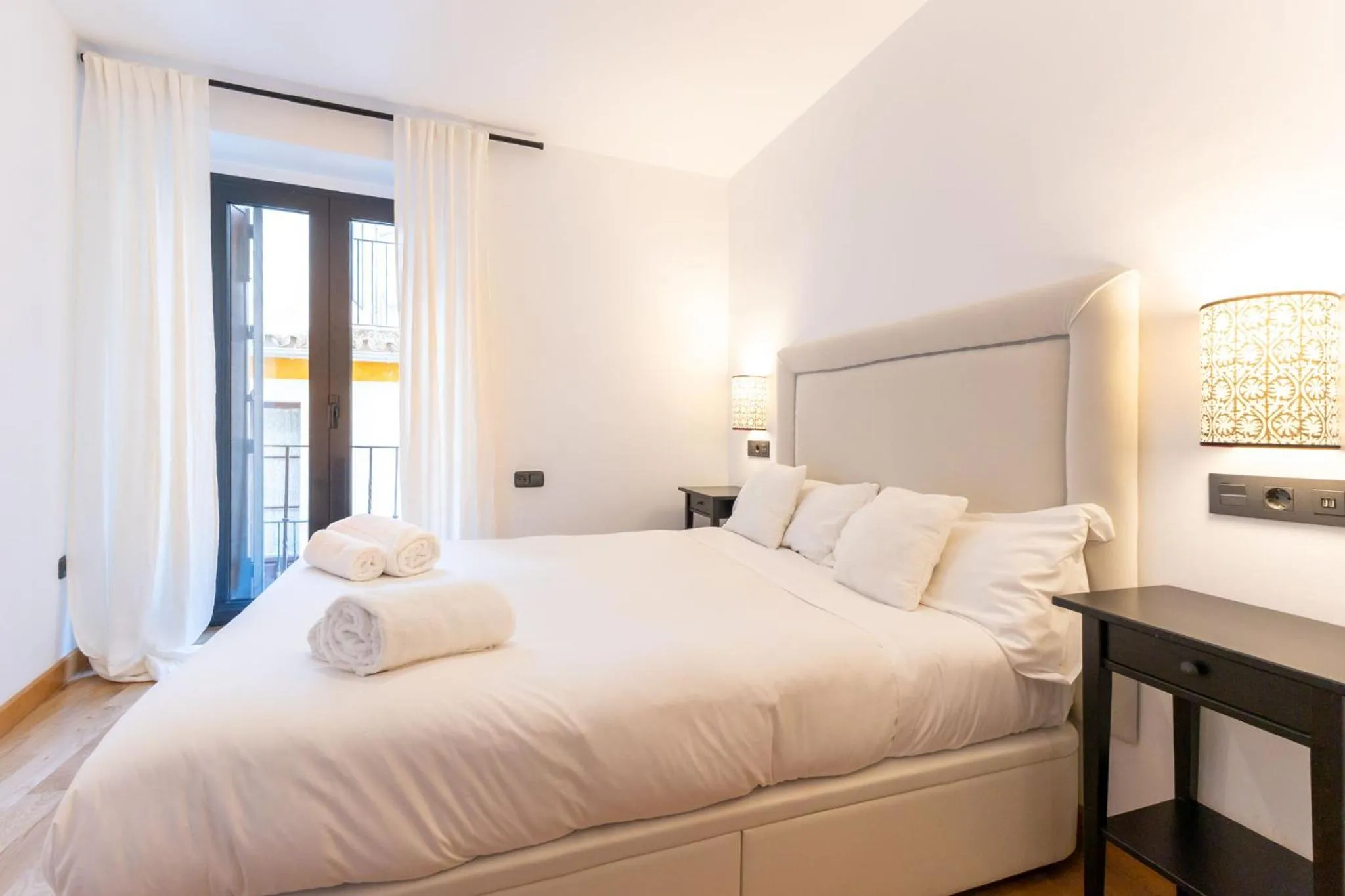 Bed in Alcazar Pool Villa by Valcambre