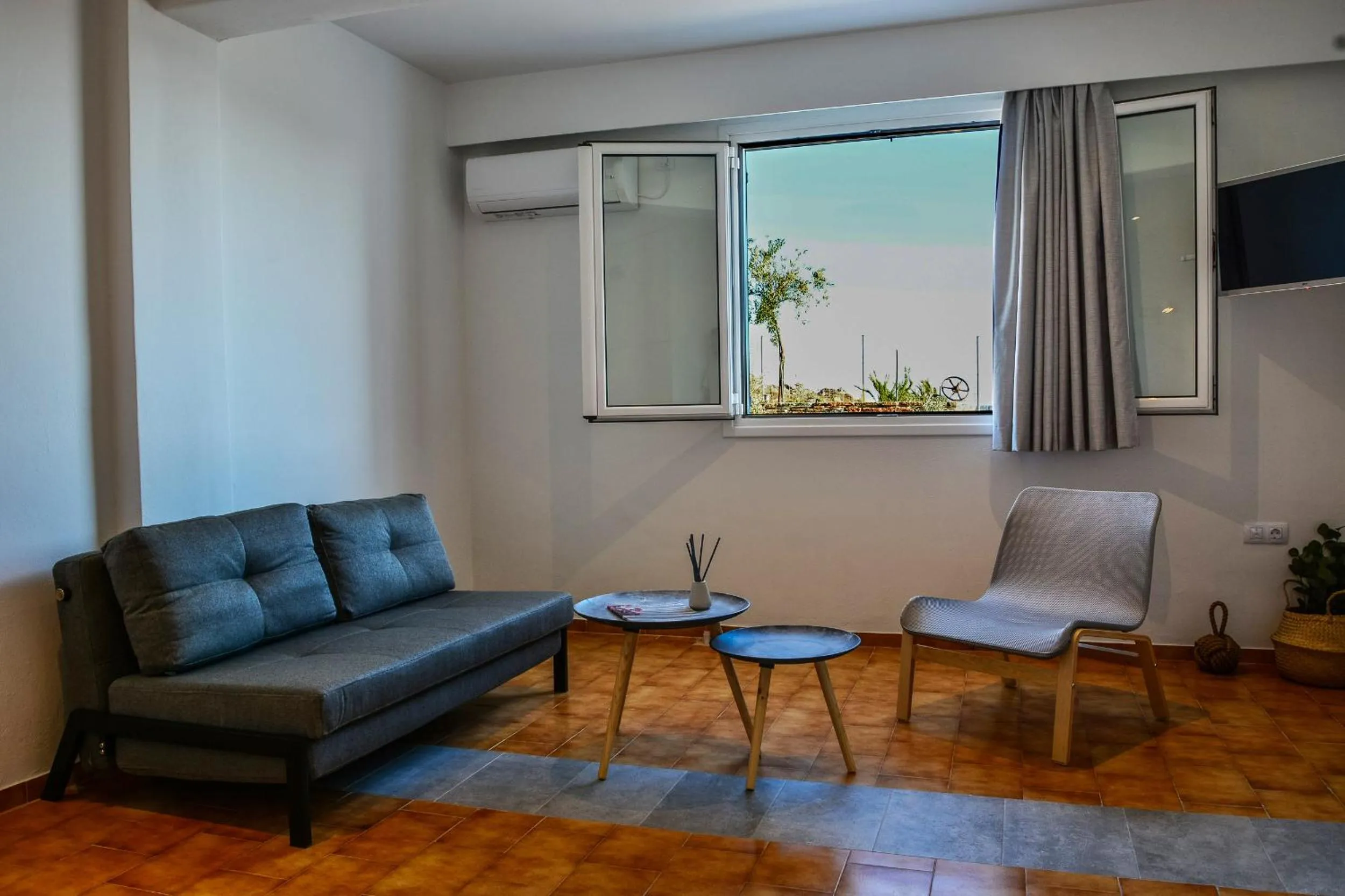 Living room in Pharos Apartments