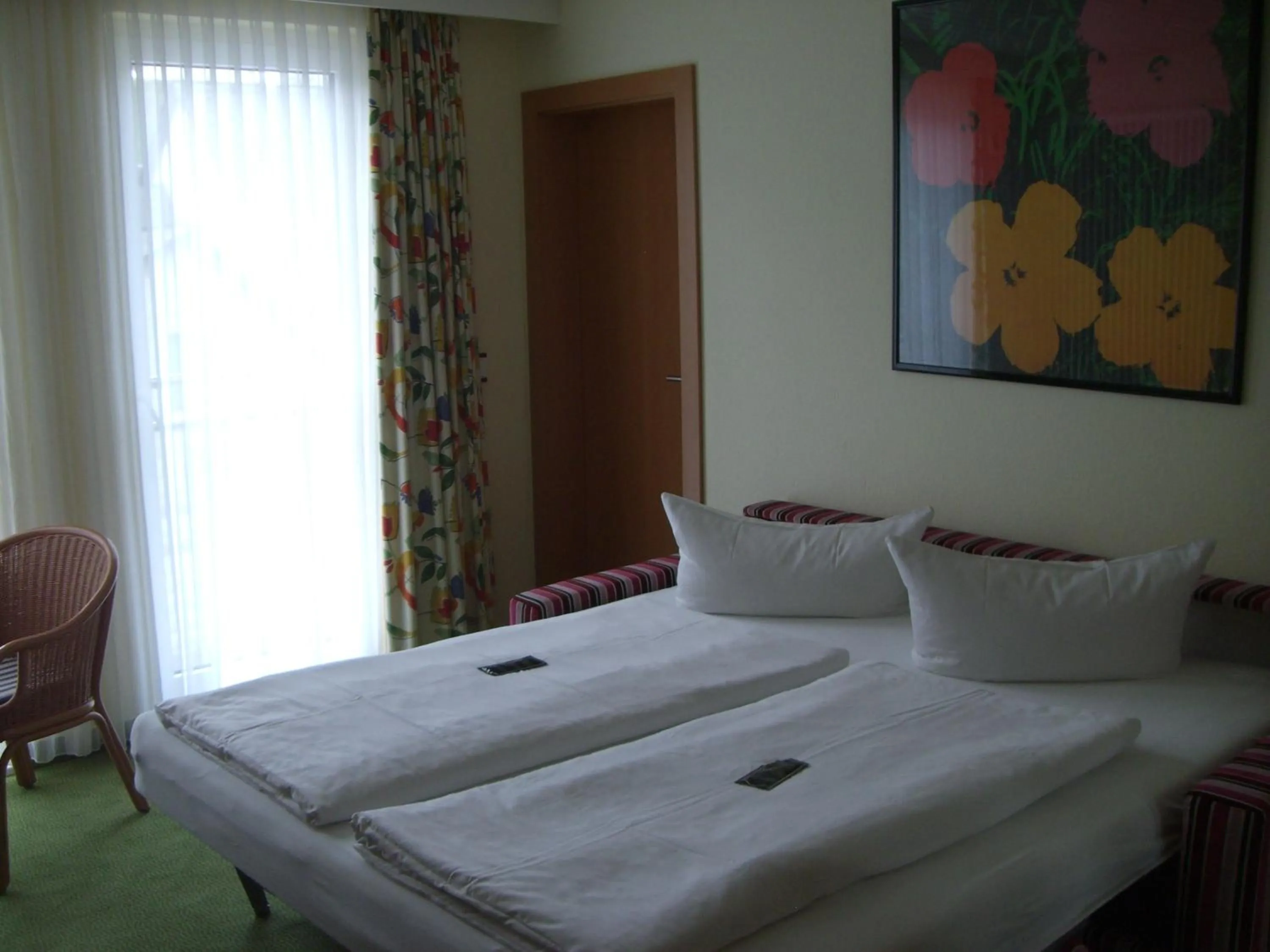 Bed in Hotel Garni Elegant