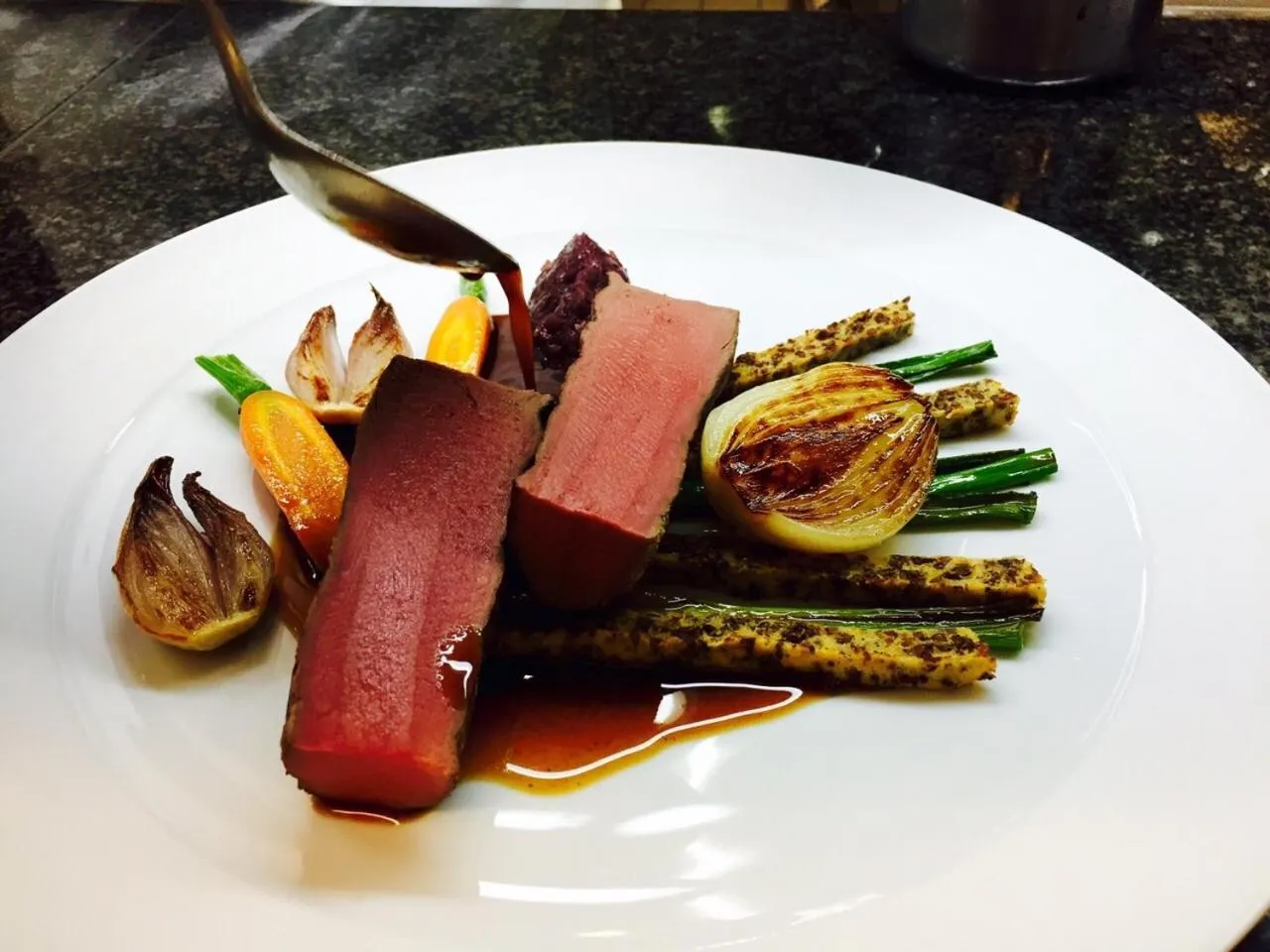 Food close-up in Hotel Menge "An der Schlacht"