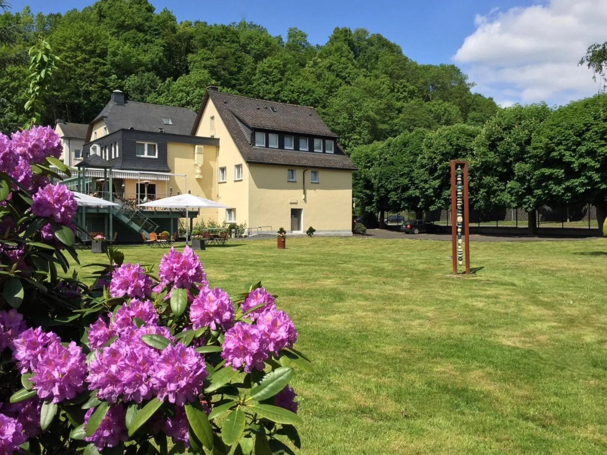 Garden in Hotel Menge "An der Schlacht"