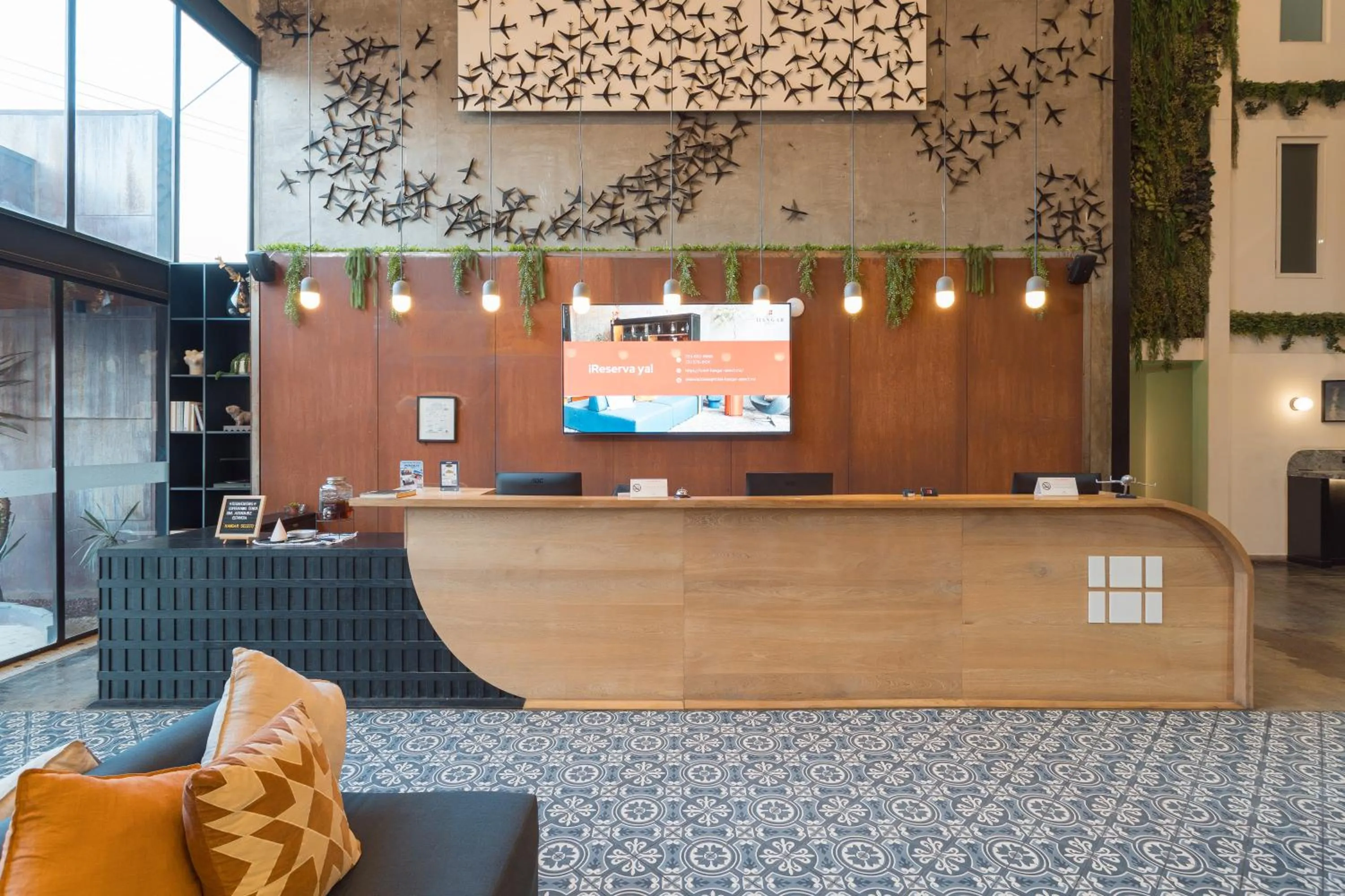 Lobby or reception in Hangar Select Aeropuerto Guadalajara