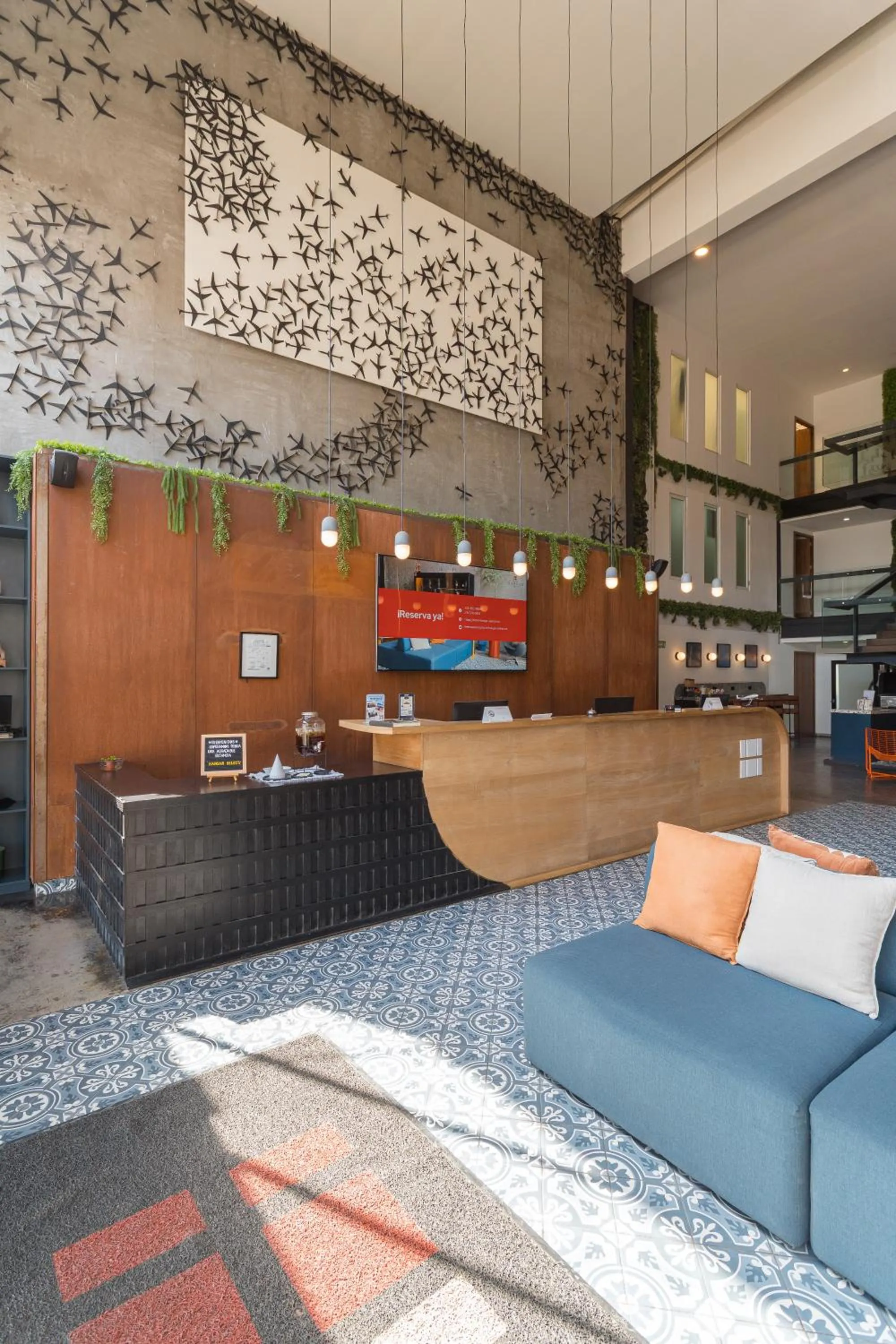 Lobby or reception in Hangar Select Aeropuerto Guadalajara