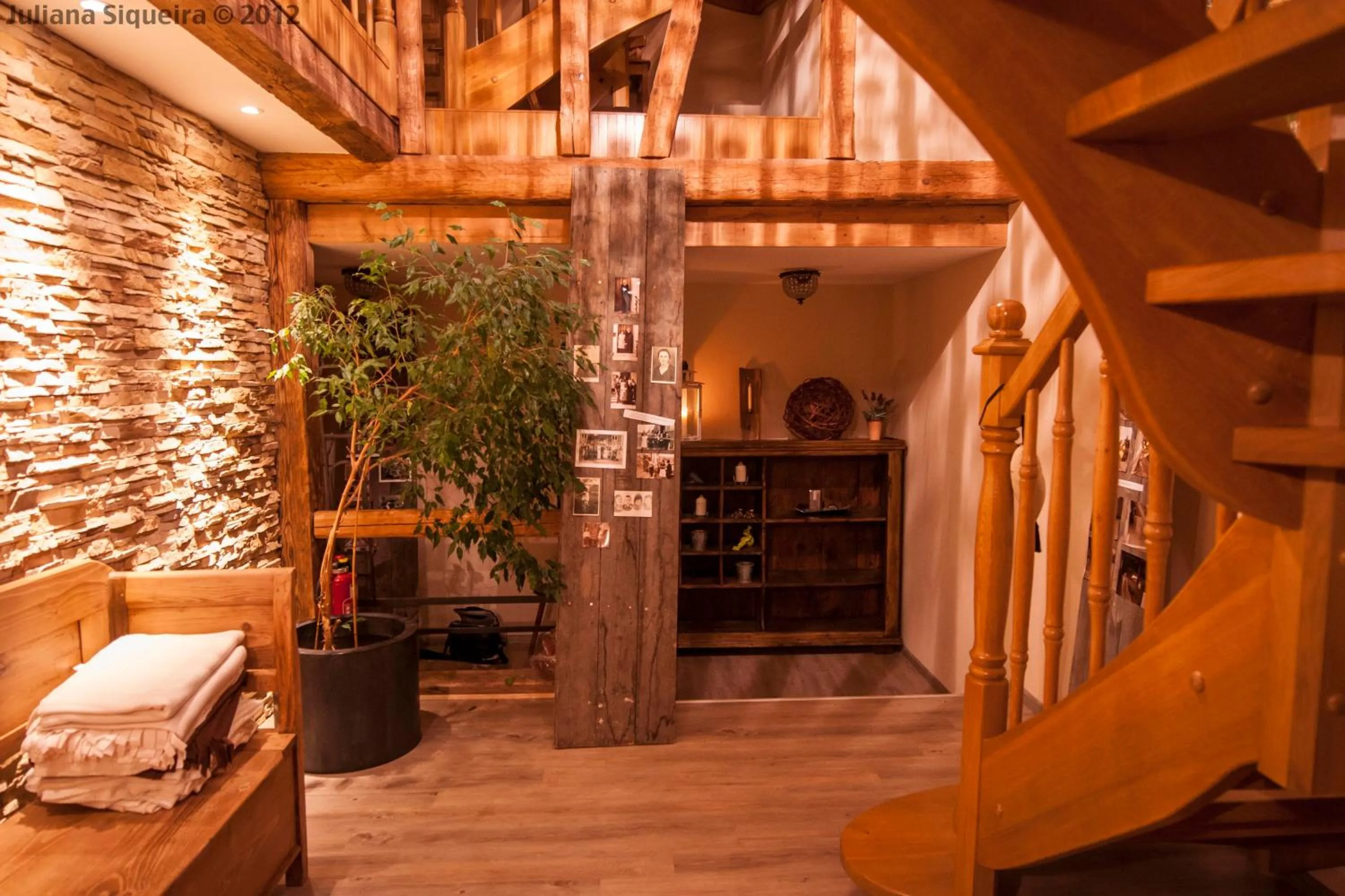 Text overlay in Landhaus Engel