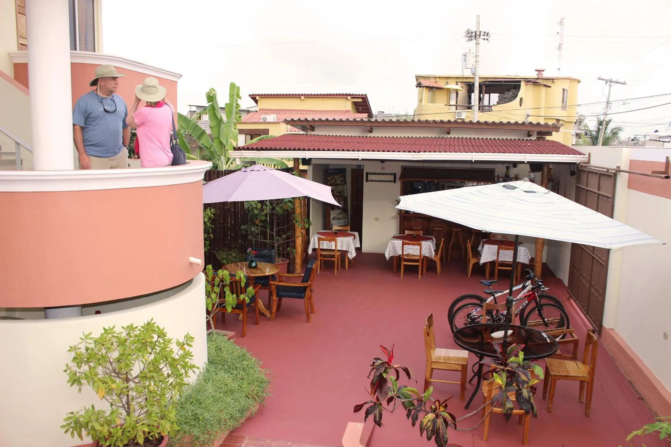 Patio in Hotel Del Sol Galapagos