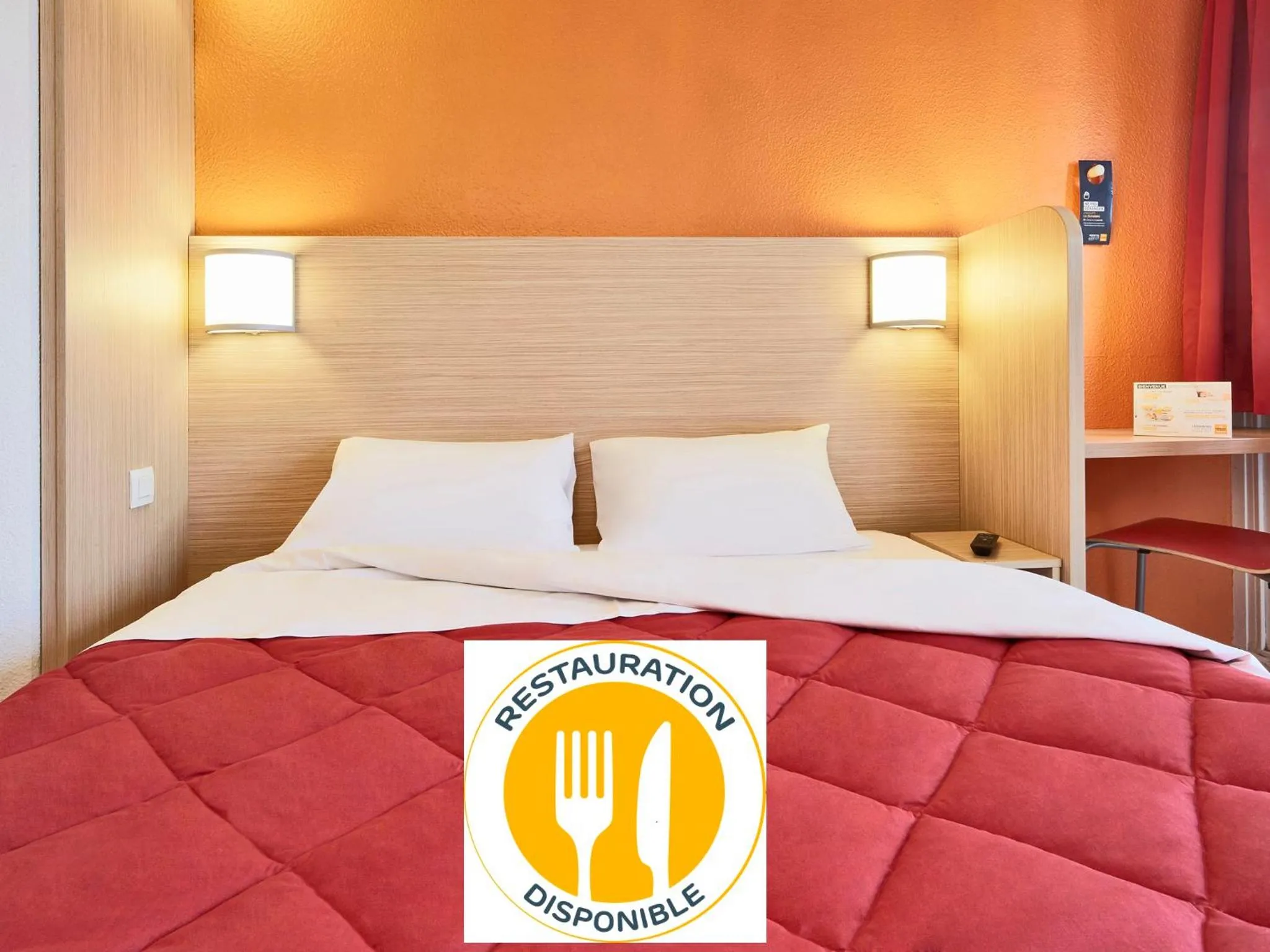 Bedroom, Bed in Premiere Classe Lille Sud - Seclin