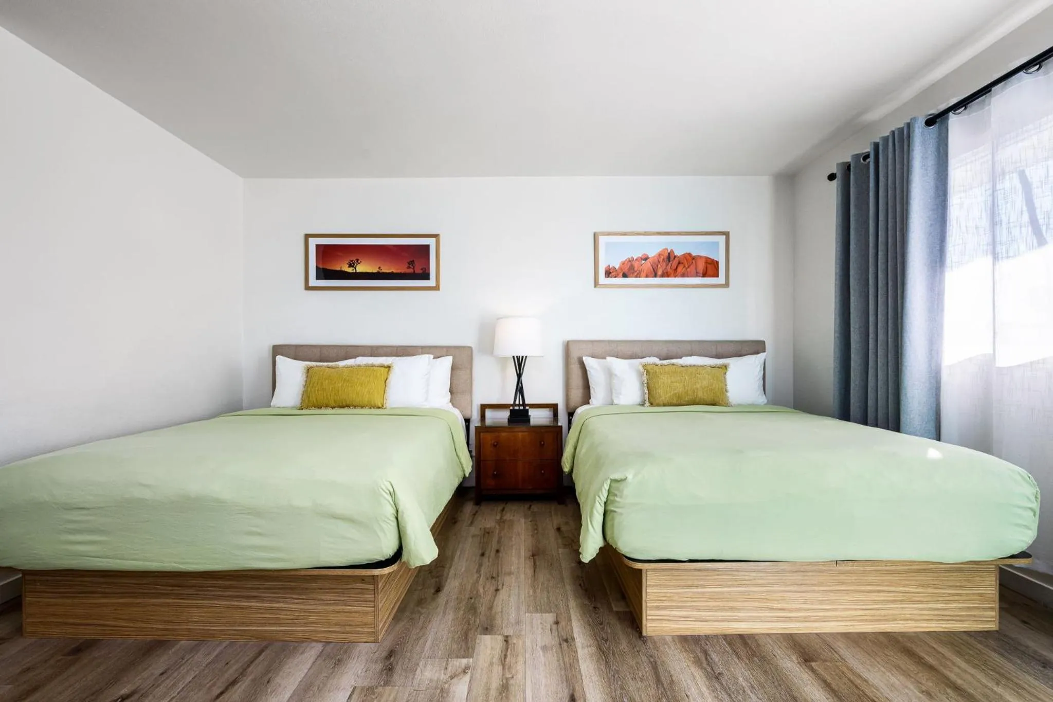 Bedroom, Bed in The Skylark, a Palm Springs Hotel