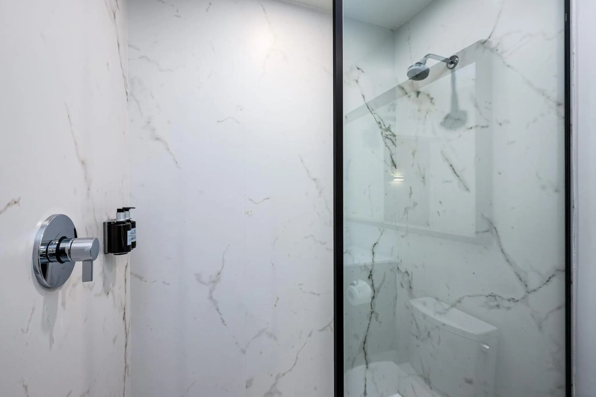 Shower in The Skylark, a Palm Springs Hotel