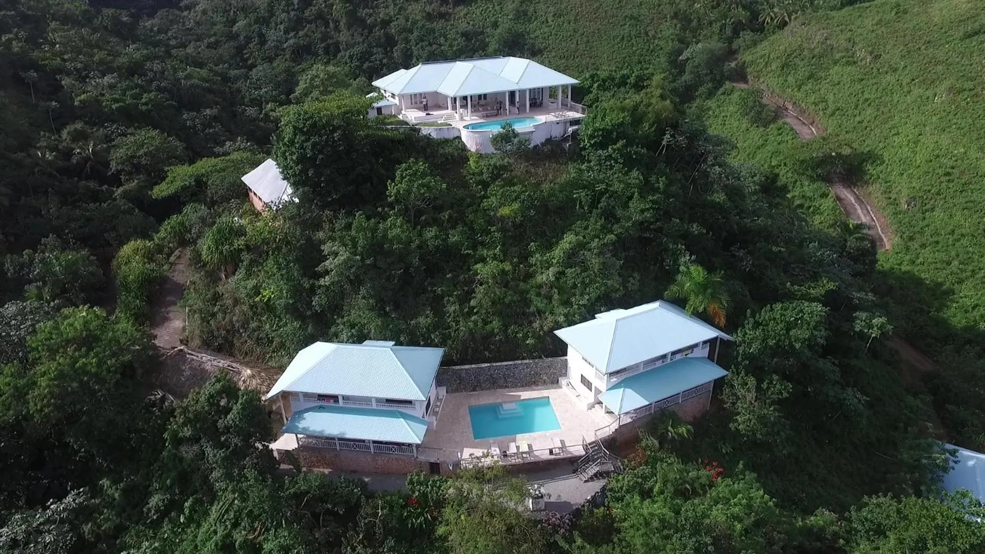 Bird's eye view in Villa Noria