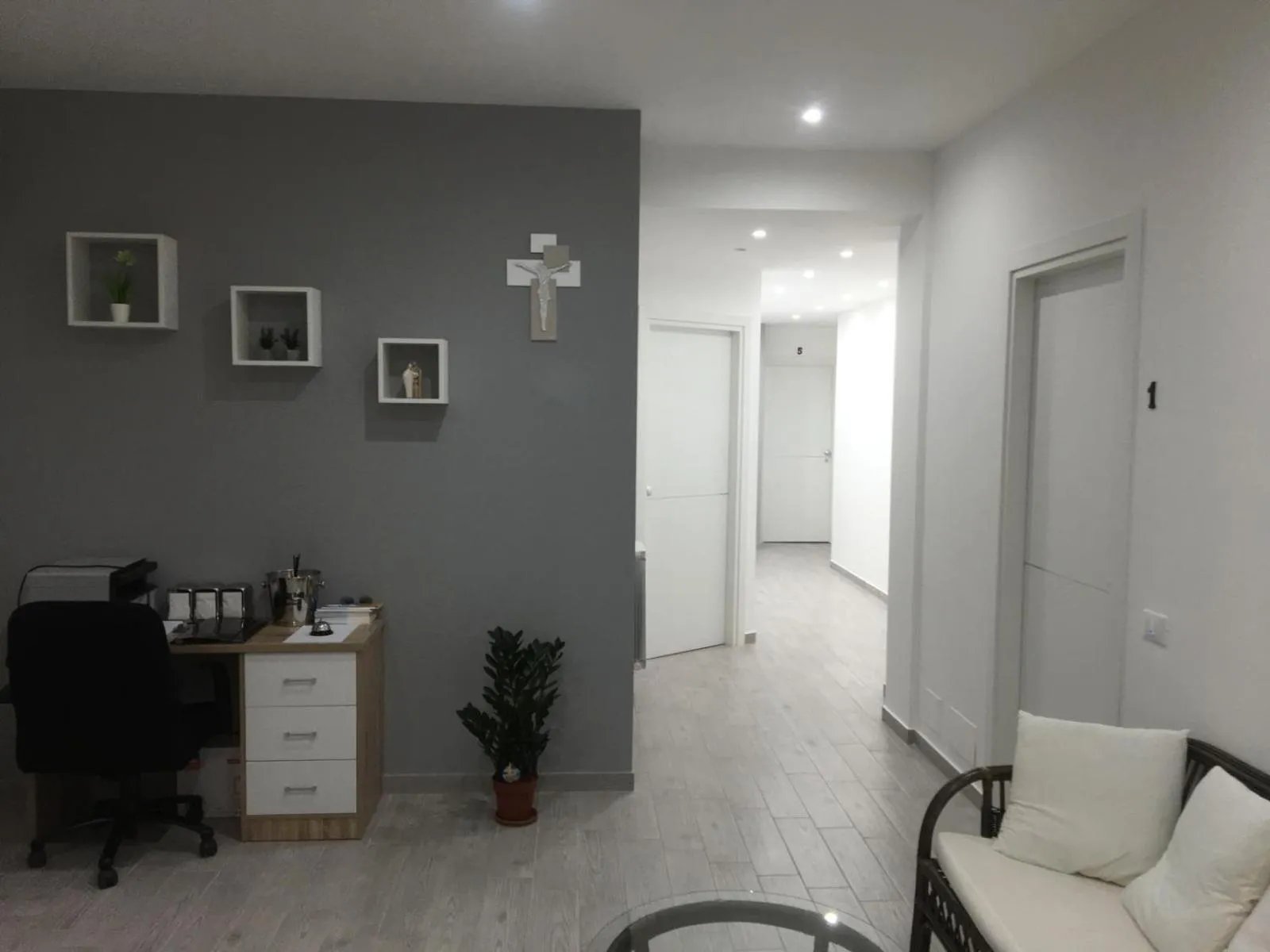 Lobby or reception in La Ruota B&B