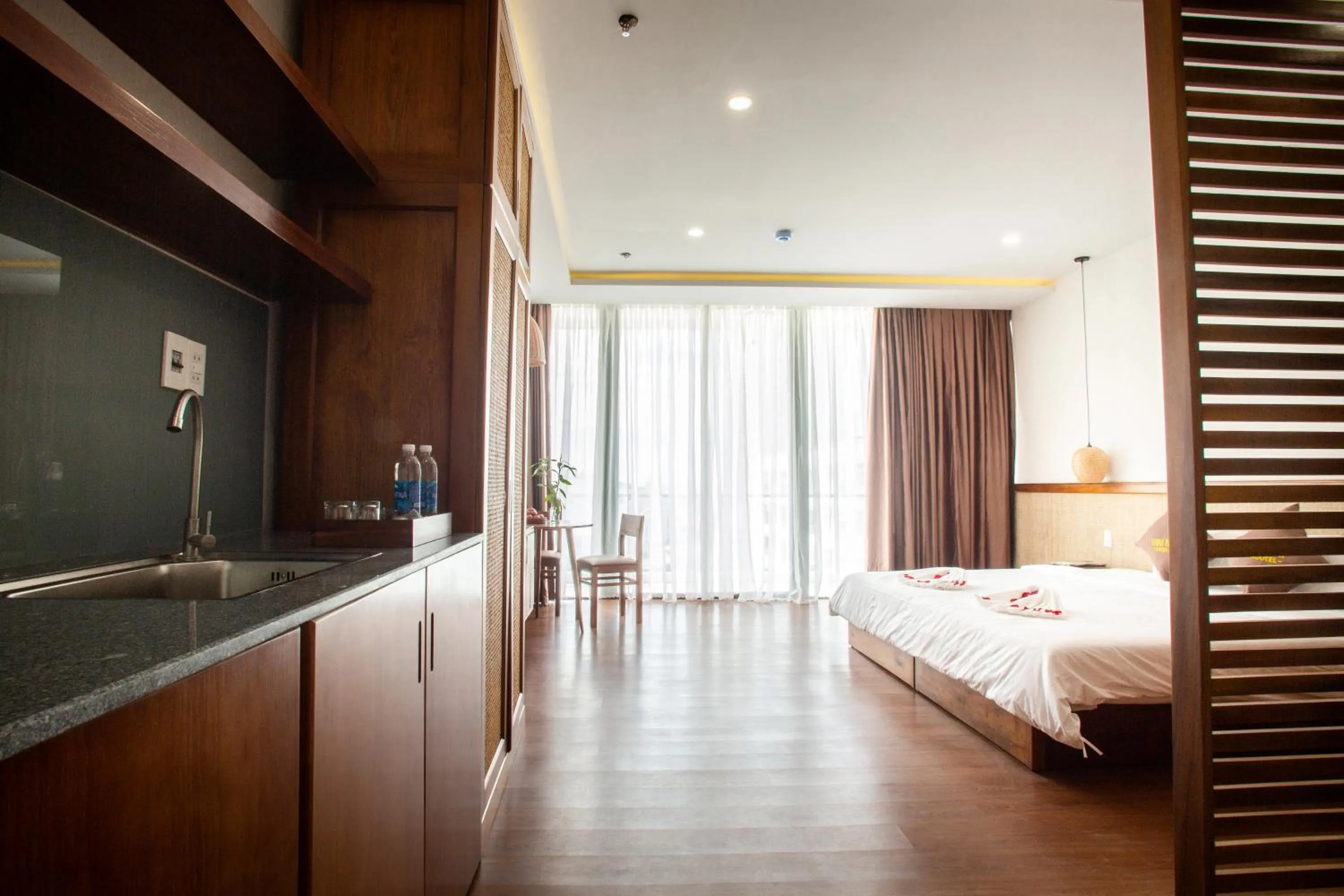 Photo of the whole room, Bed in Luu Ngai Condotel Quy Nhon