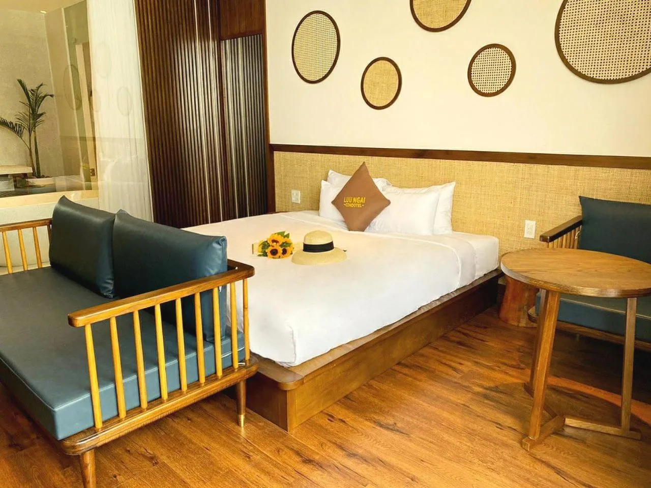Bed in Luu Ngai Condotel Quy Nhon