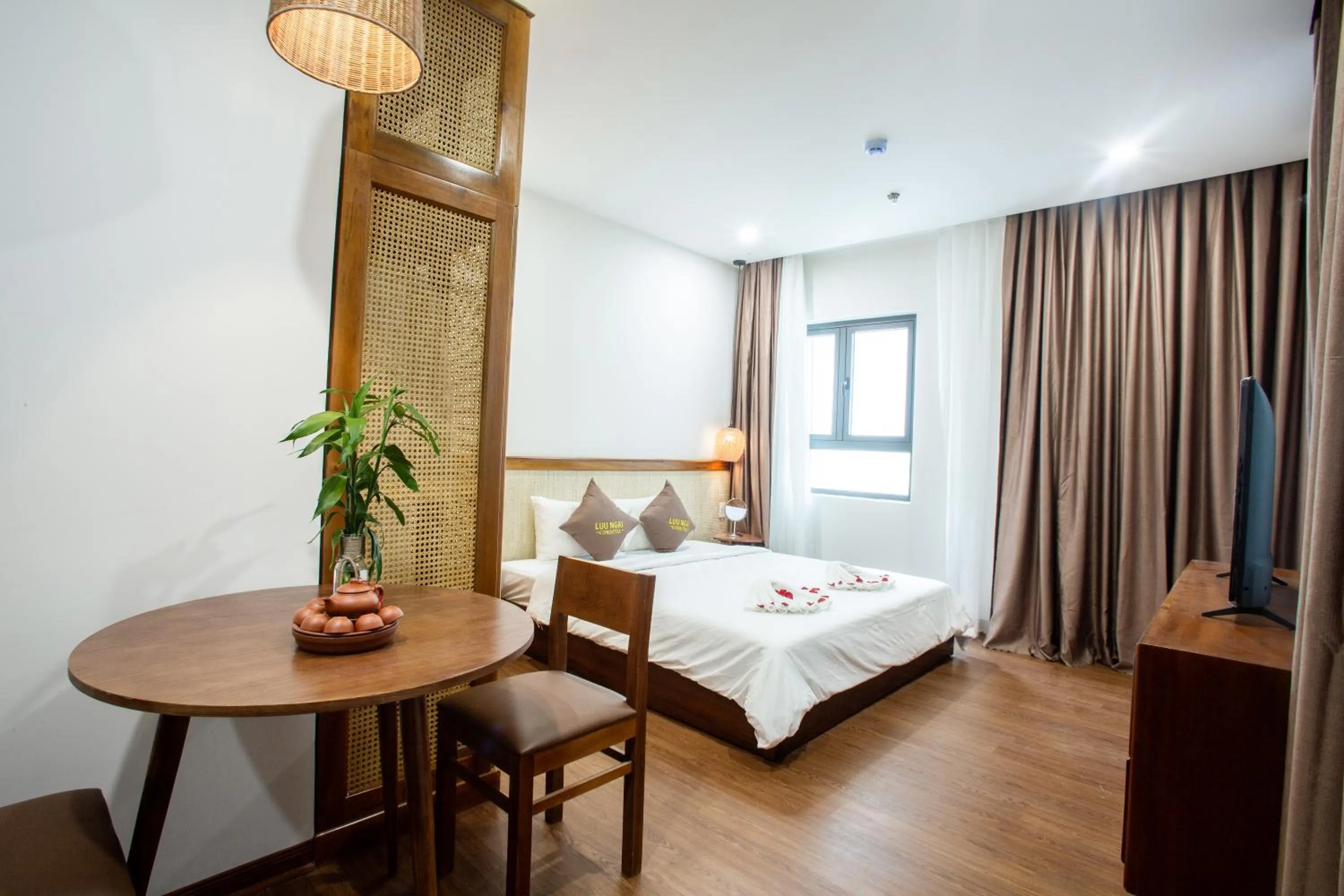 Photo of the whole room, Bed in Luu Ngai Condotel Quy Nhon