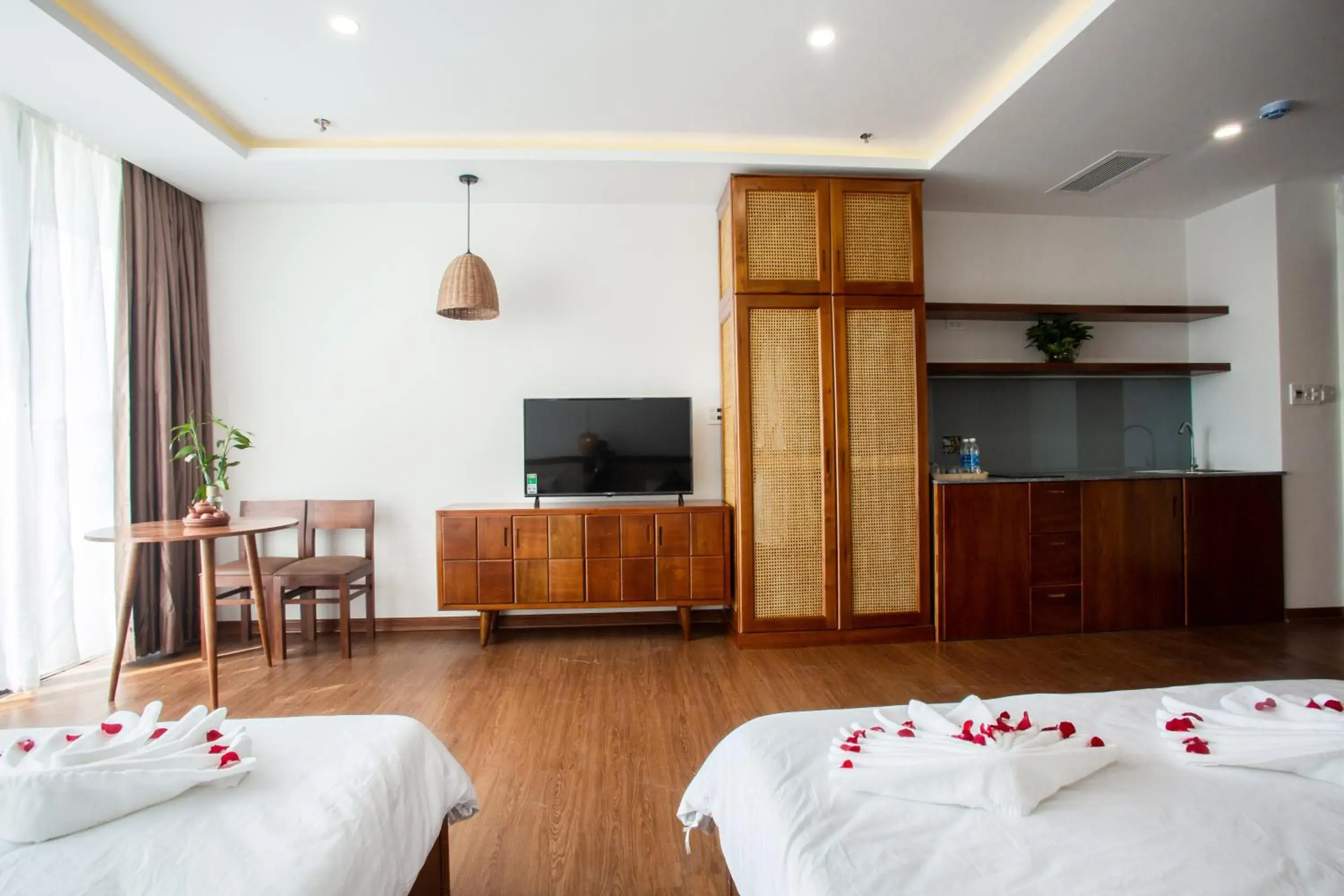 Photo of the whole room, Bed in Luu Ngai Condotel Quy Nhon Photo of the whole room, Bed in Luu Ngai Condotel Quy Nhon