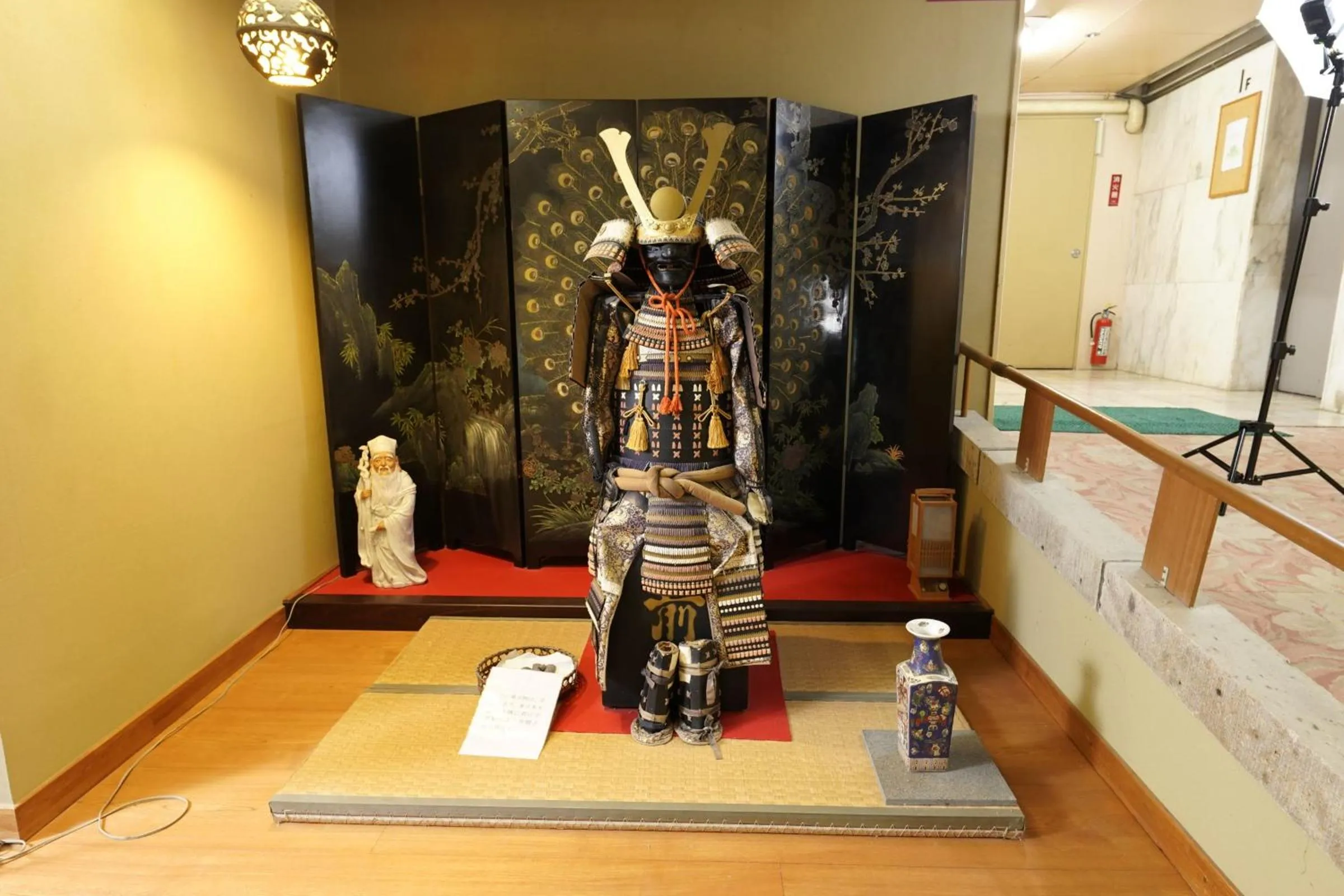 Decorative detail in Mori no RyoTei Mount Bandai