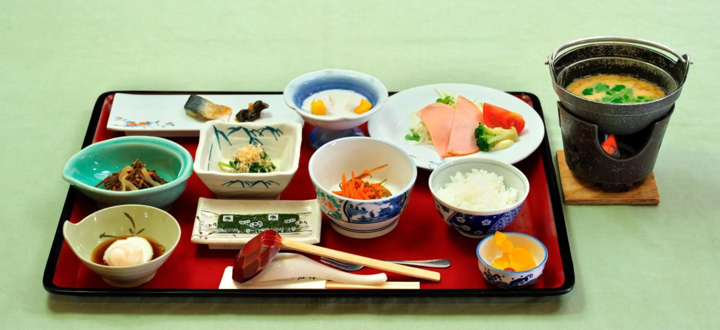 Food in Mori no RyoTei Mount Bandai