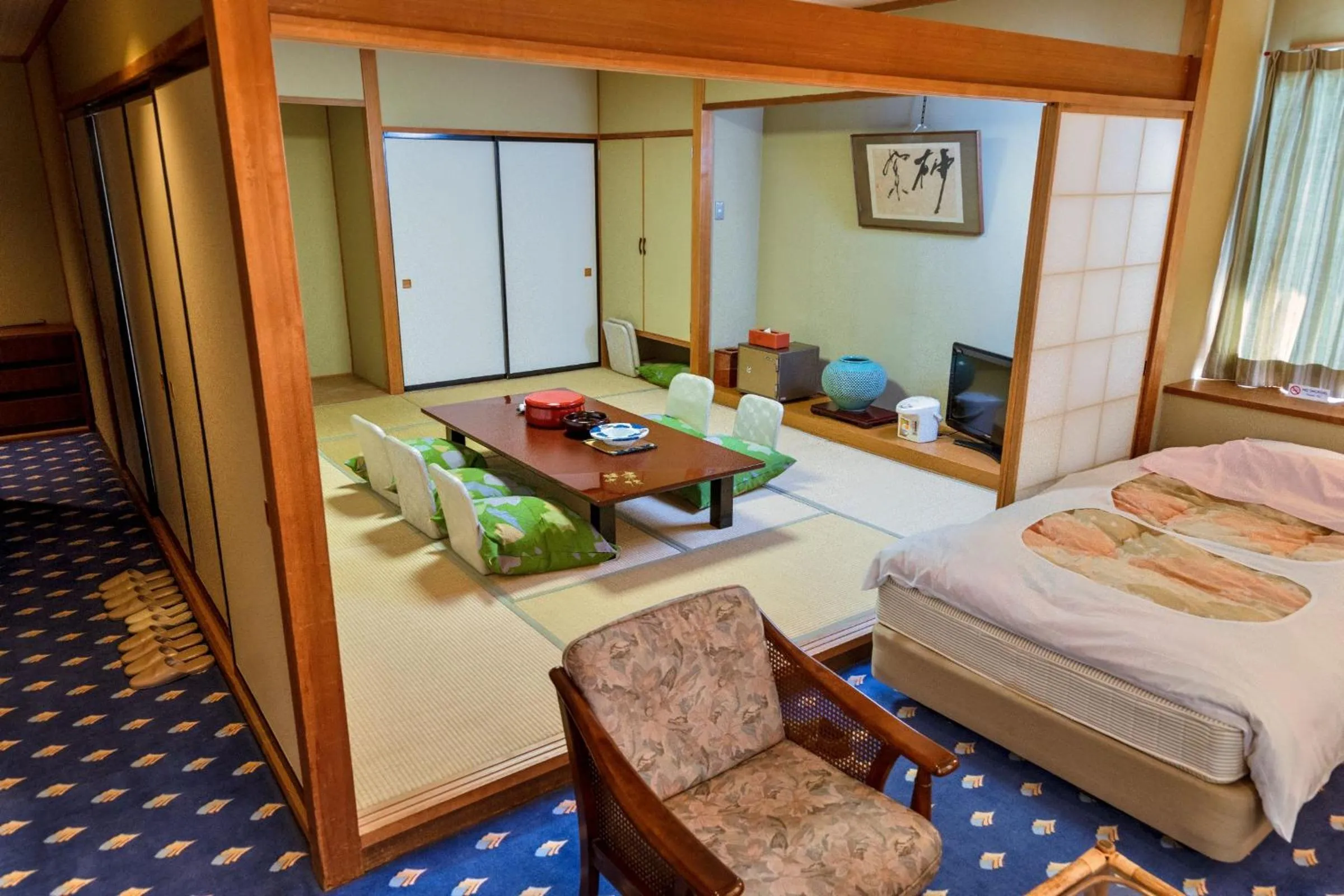 Photo of the whole room, Bed in Mori no RyoTei Mount Bandai