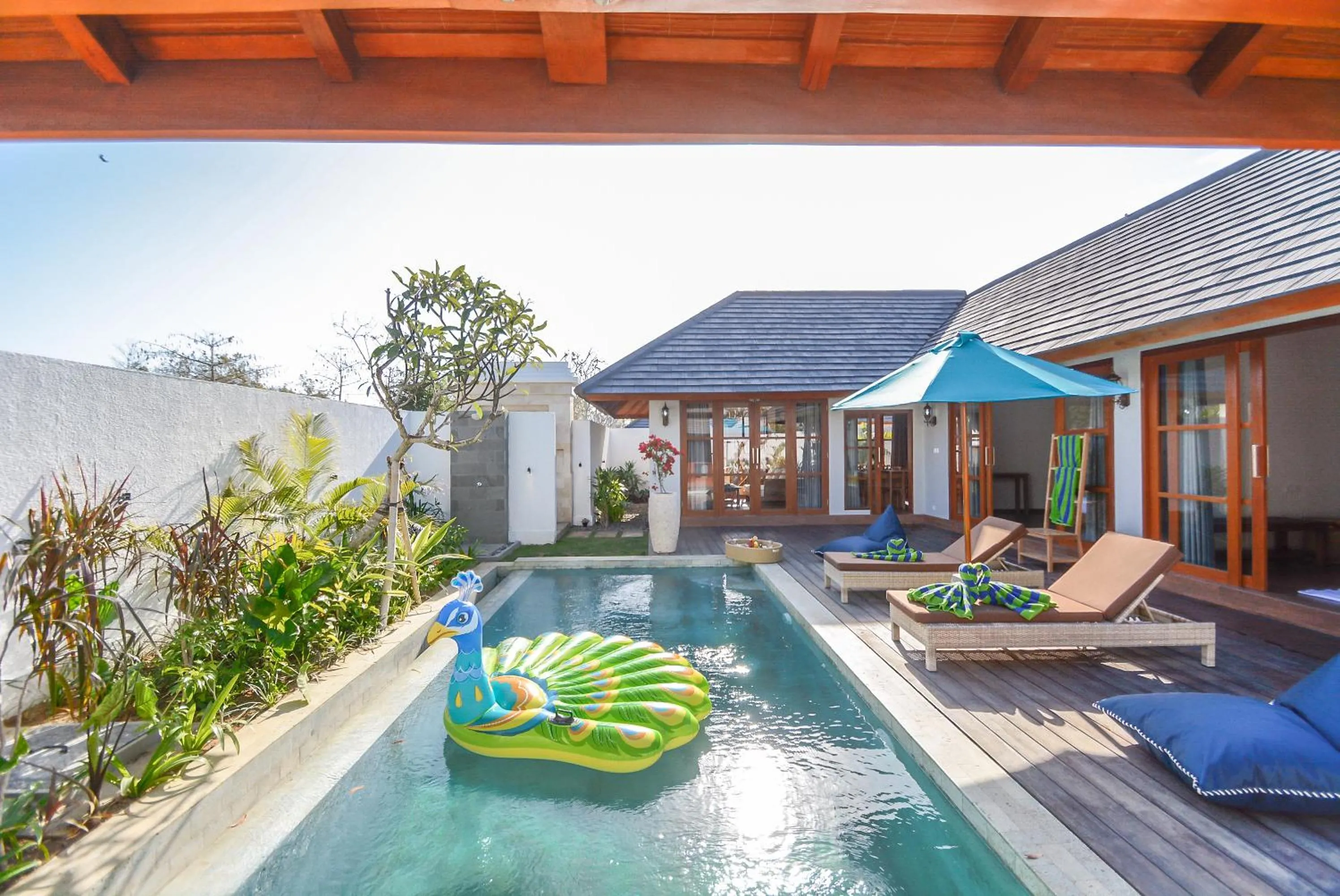 Pool view in Villa Kupu Kupu Bingin