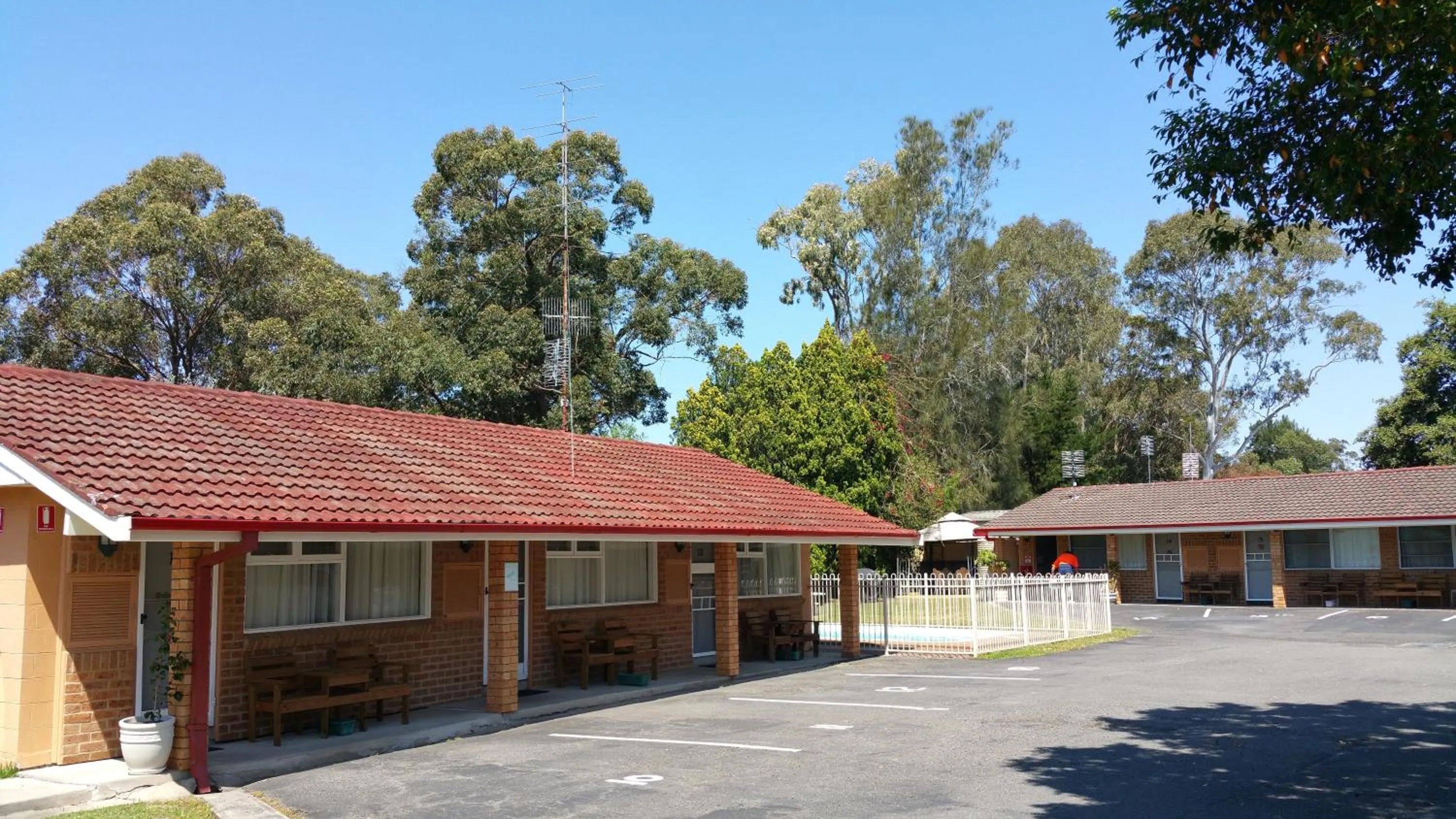 Patio in Central Coast Motel