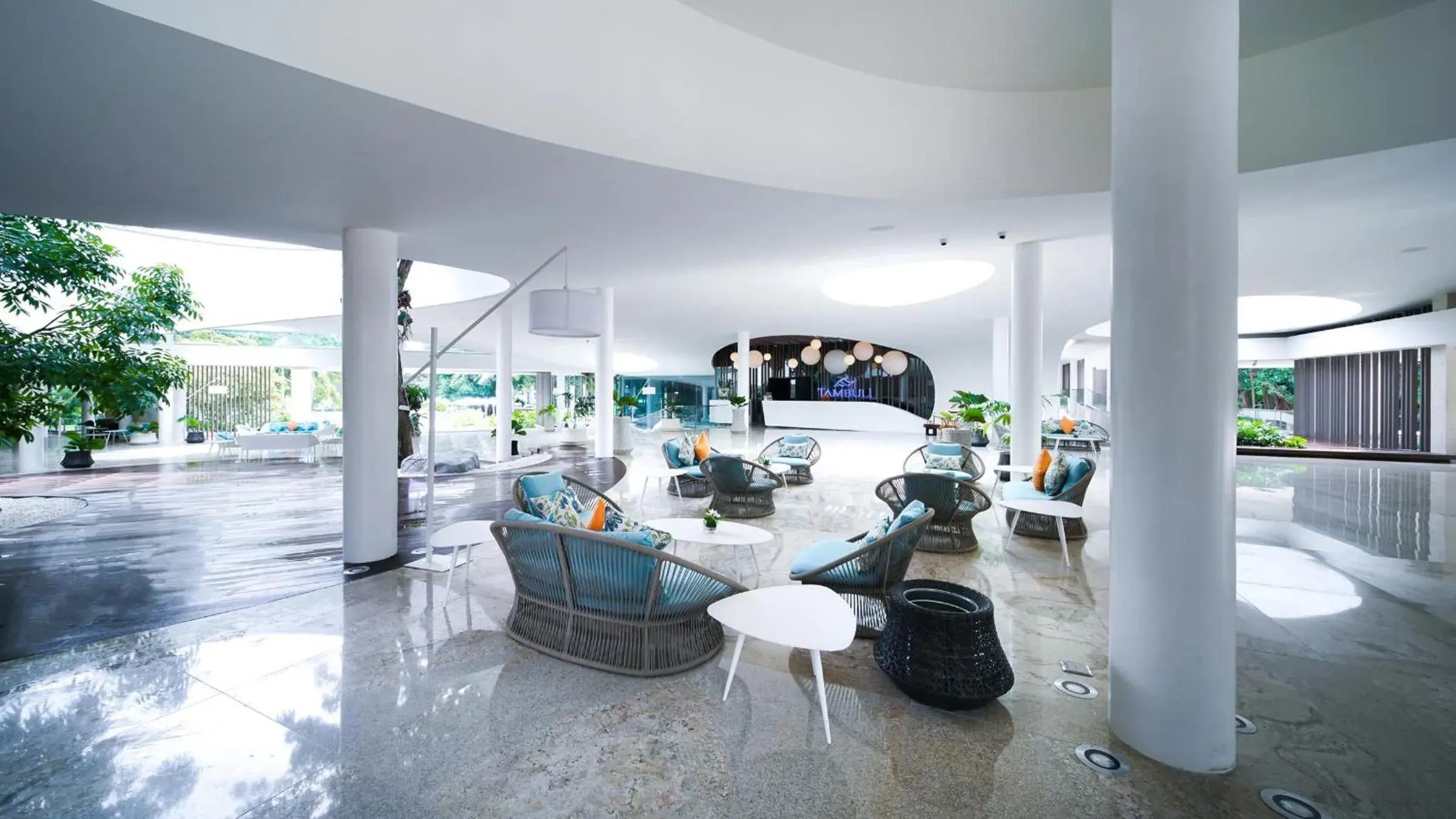 Lobby or reception in Tambuli Seaside Resort and Spa Lobby or reception in Tambuli Seaside Resort and Spa