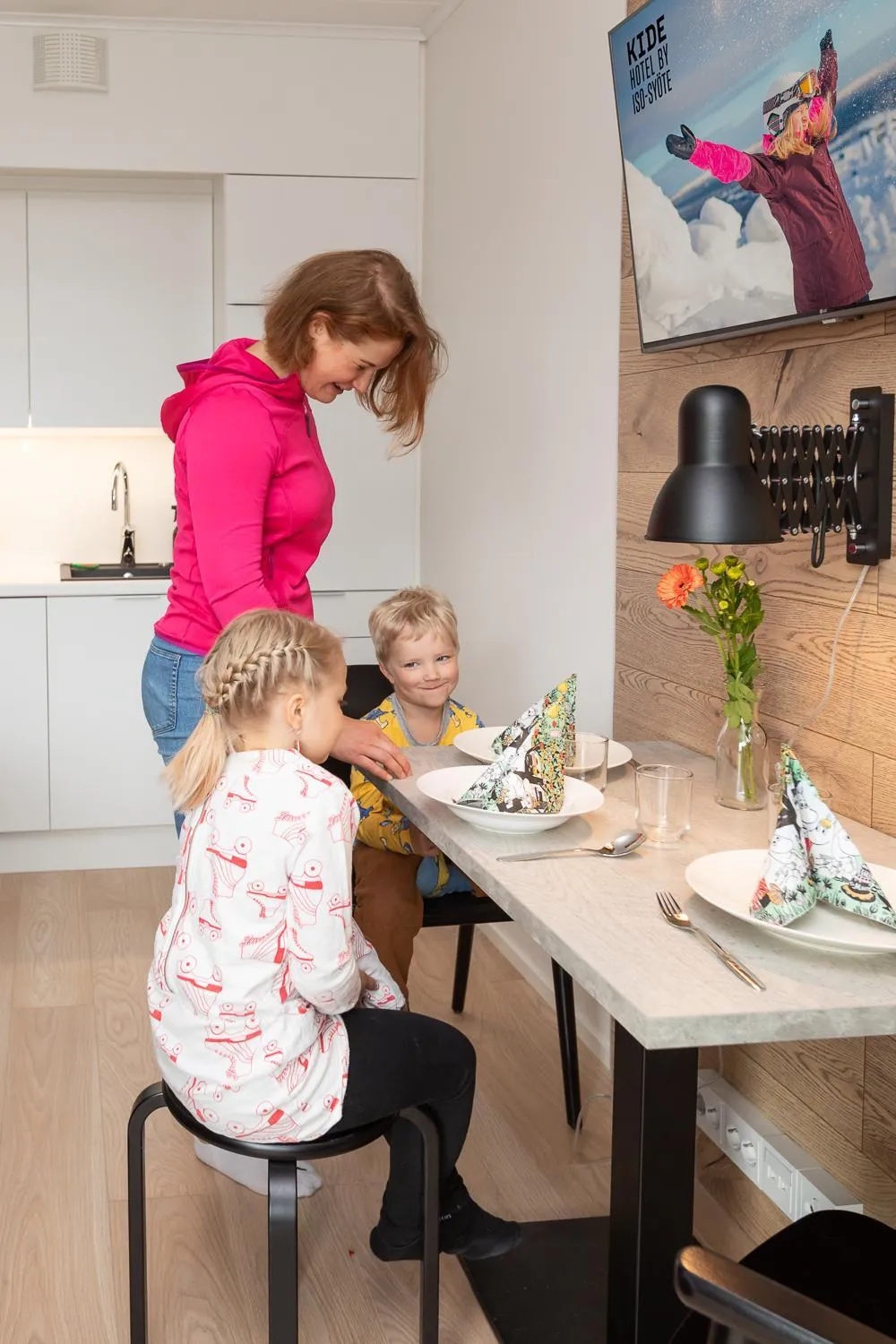 Bedroom in KIDE hotel by Iso-Syöte