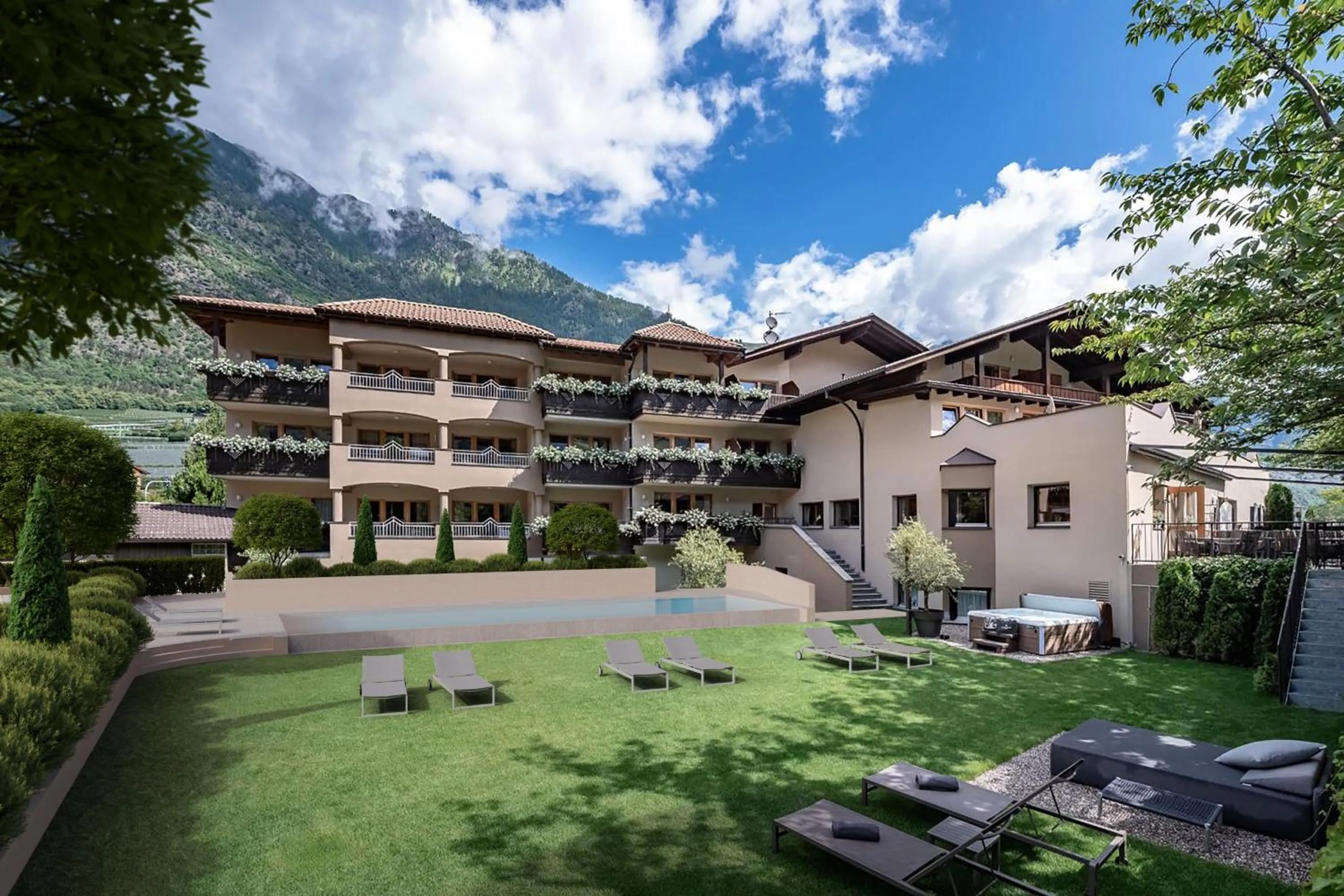 Patio in Hotel Kesslwirt