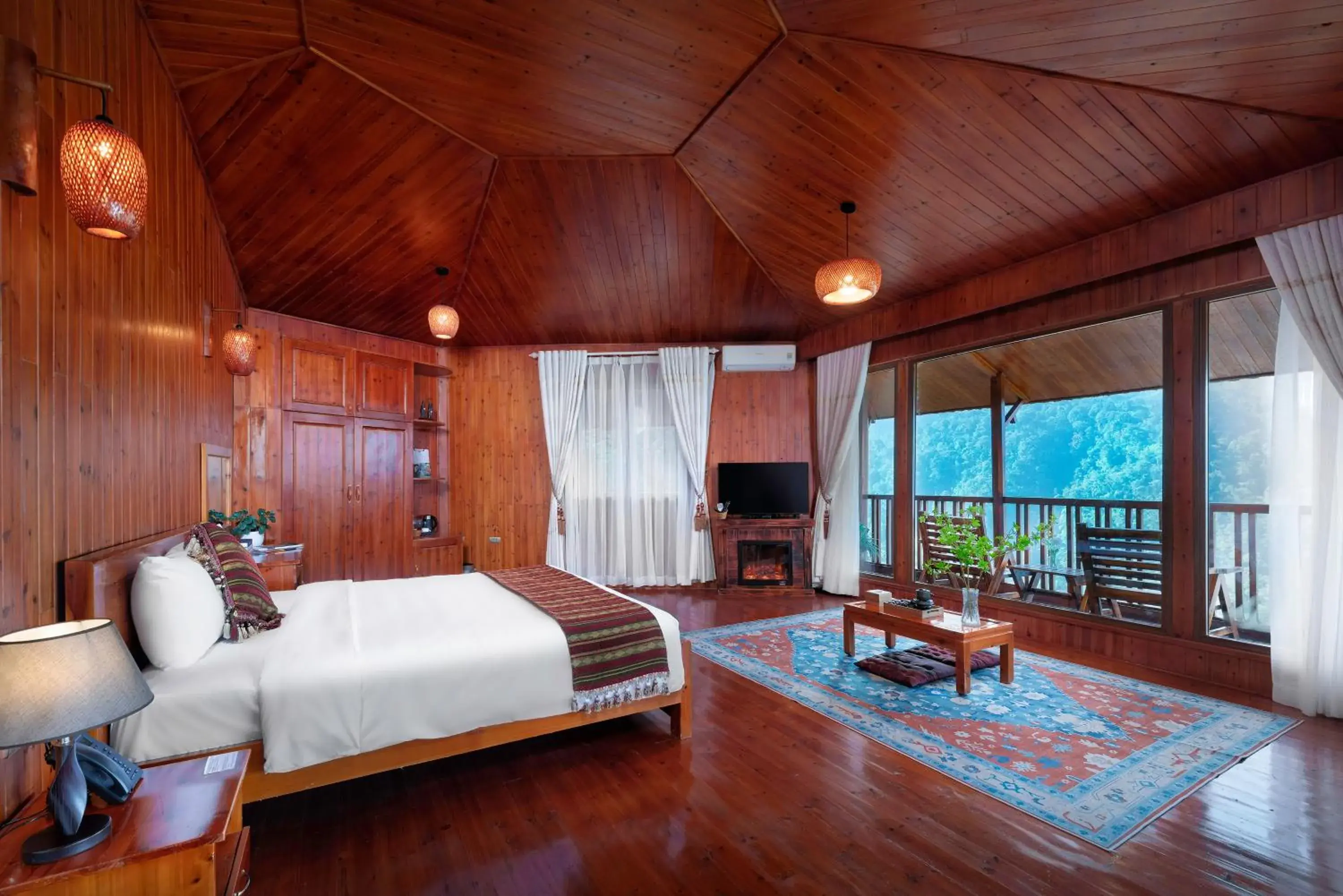 Bedroom, Bed in Heaven Gate O Quy Ho Hotel Sapa Bedroom, Bed in Heaven Gate O Quy Ho Hotel Sapa