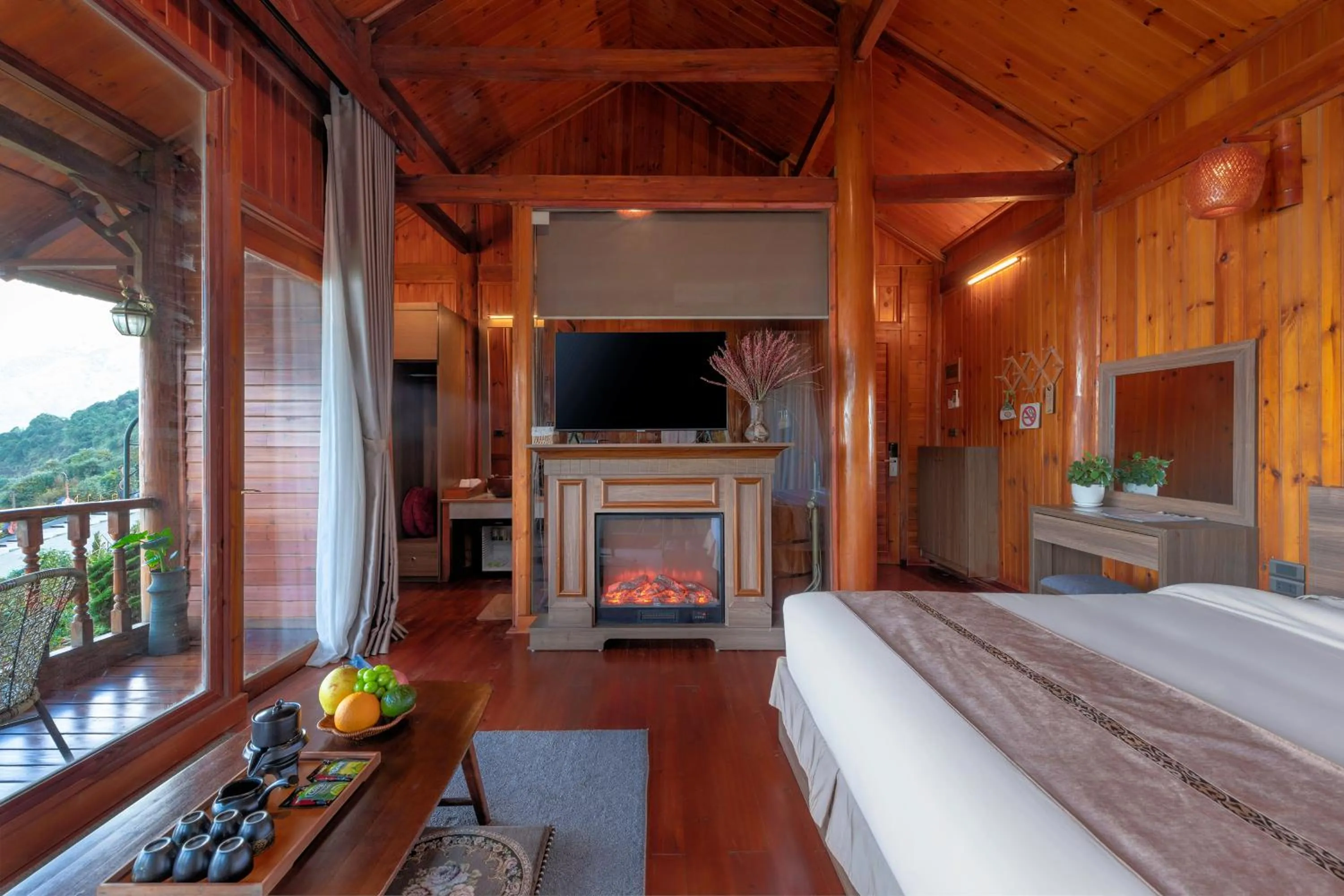 Bed in Heaven Gate O Quy Ho Hotel Sapa