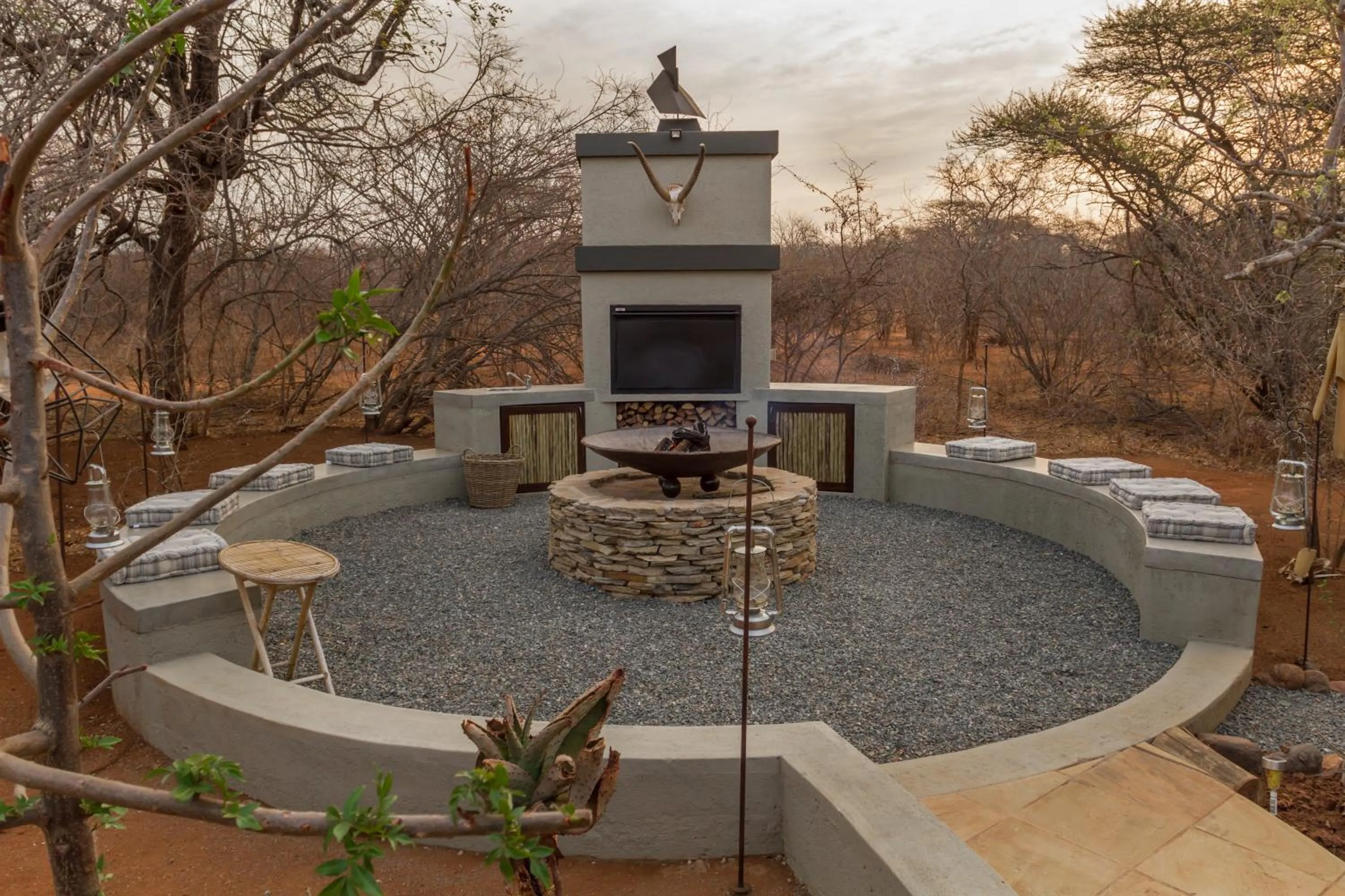 Natural landscape in Ukuthula Bush Lodge