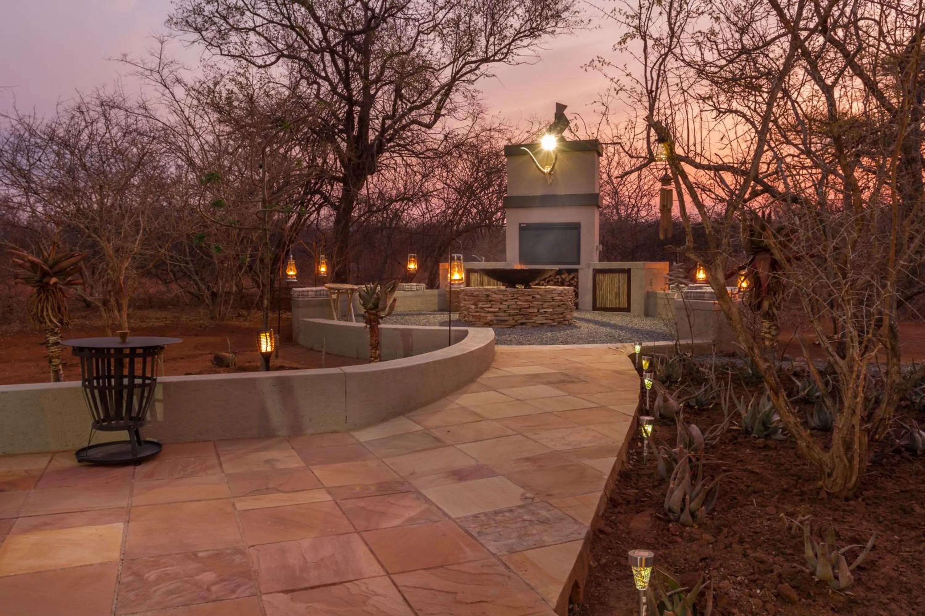 Natural landscape in Ukuthula Bush Lodge