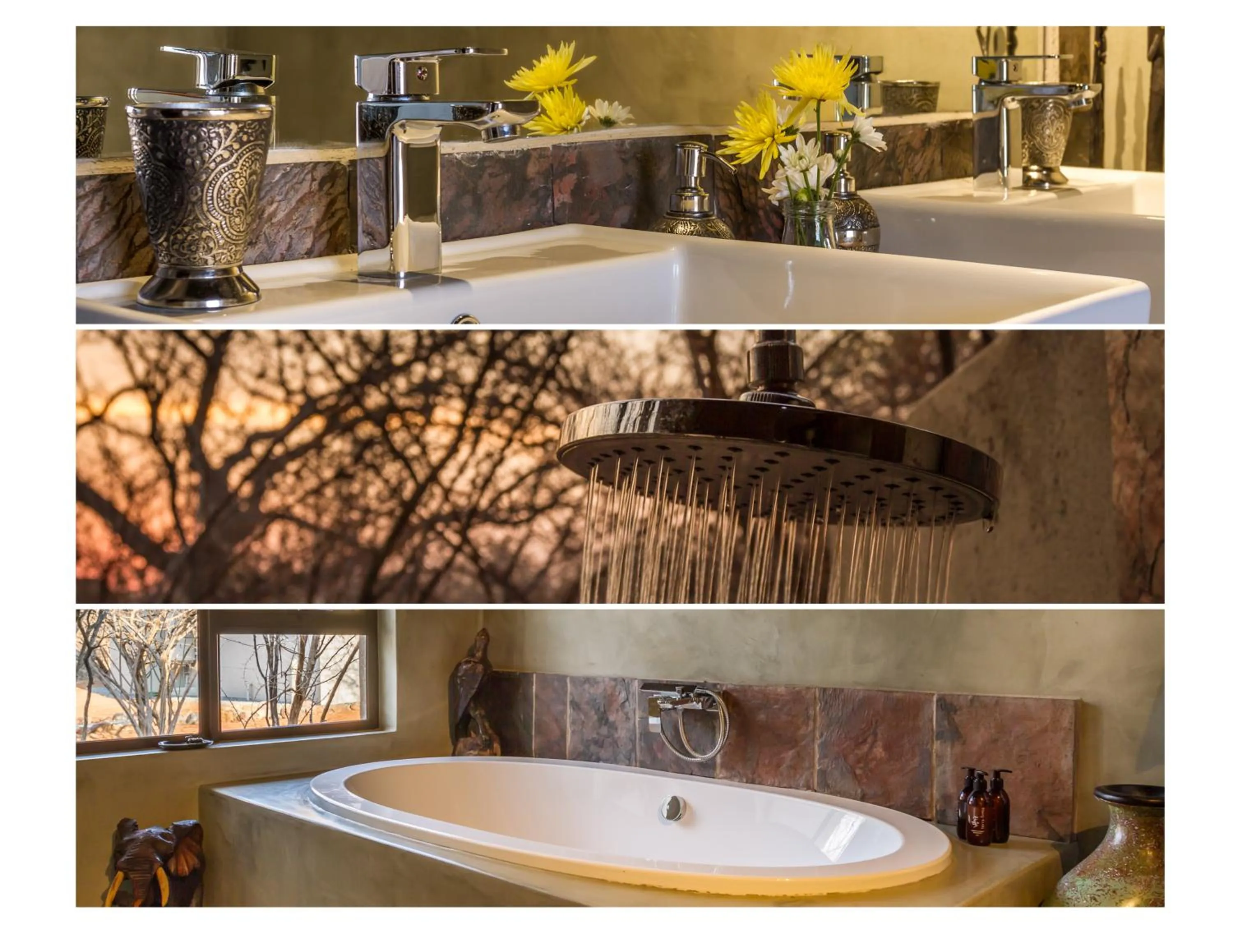 Bathroom in Ukuthula Bush Lodge