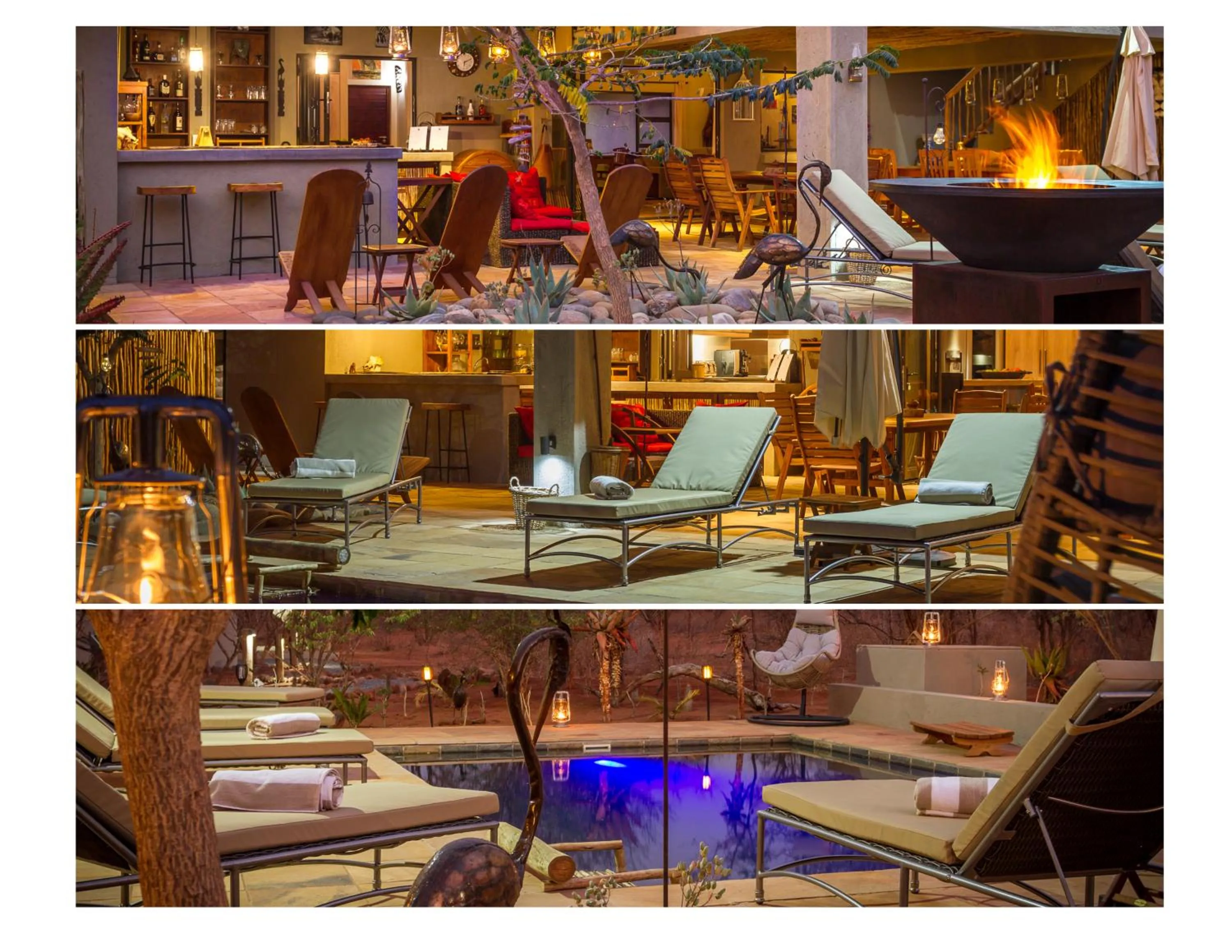 Patio in Ukuthula Bush Lodge