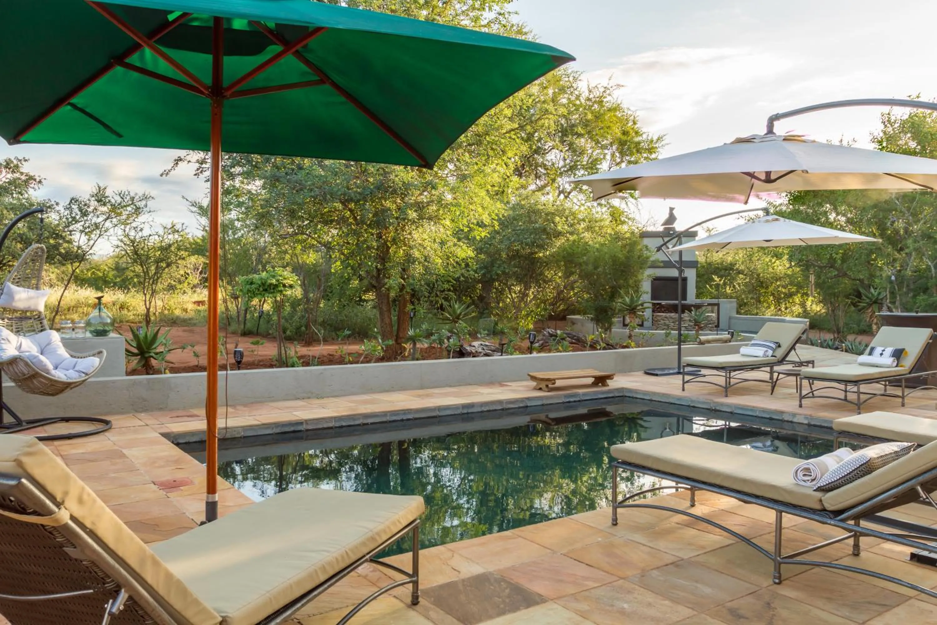 Natural landscape in Ukuthula Bush Lodge