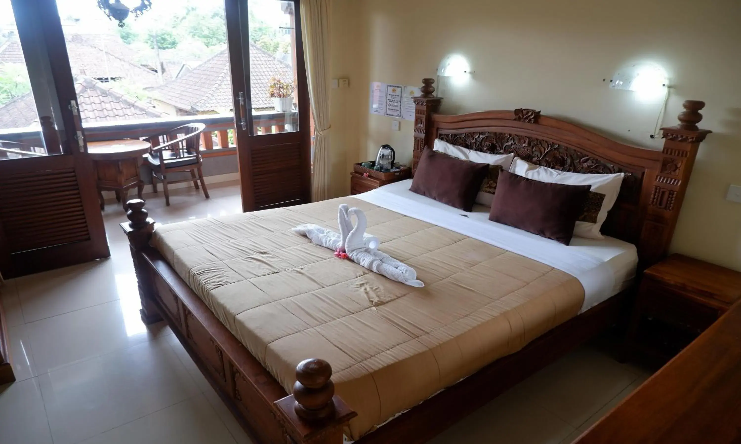 Bed in Danasari Homestay