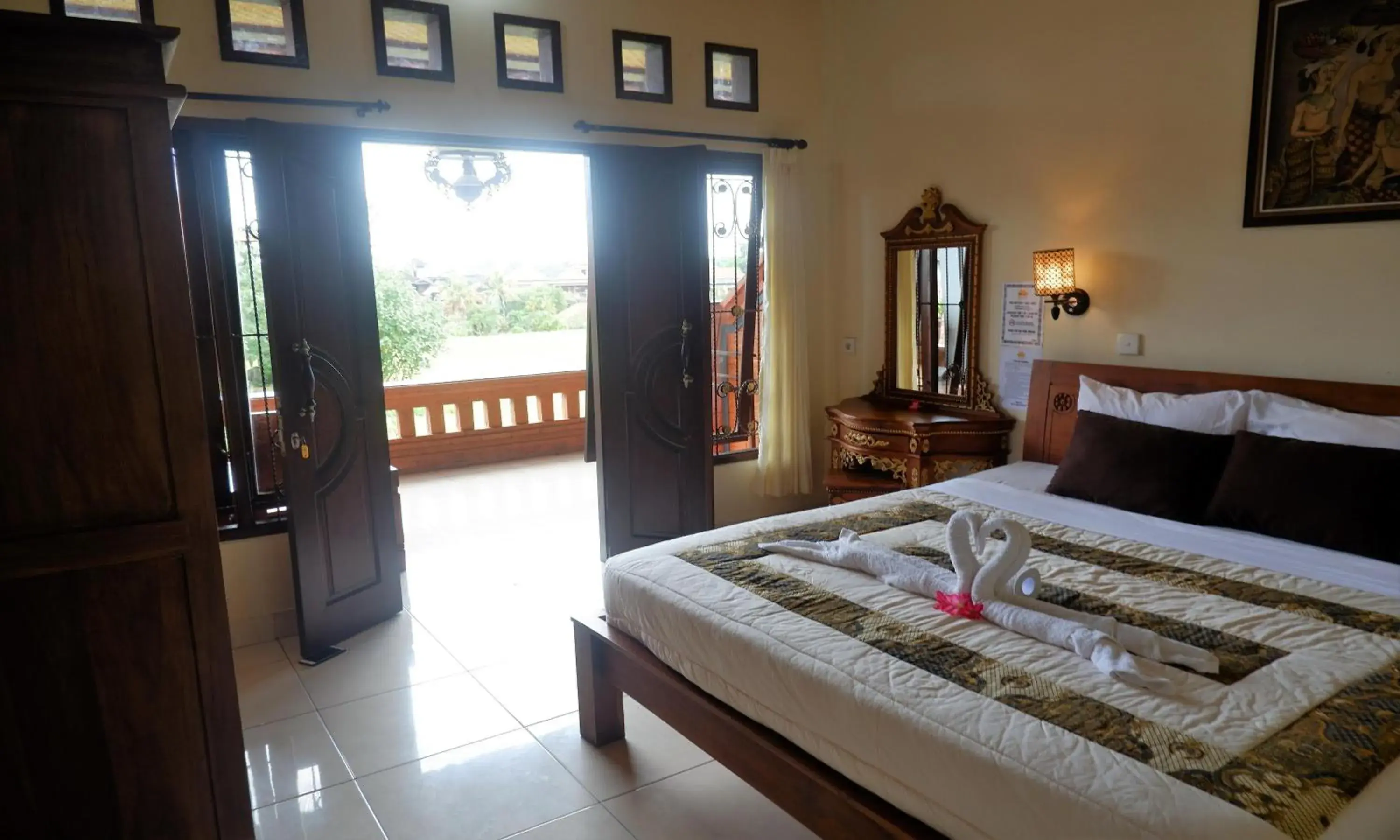 Bed in Danasari Homestay