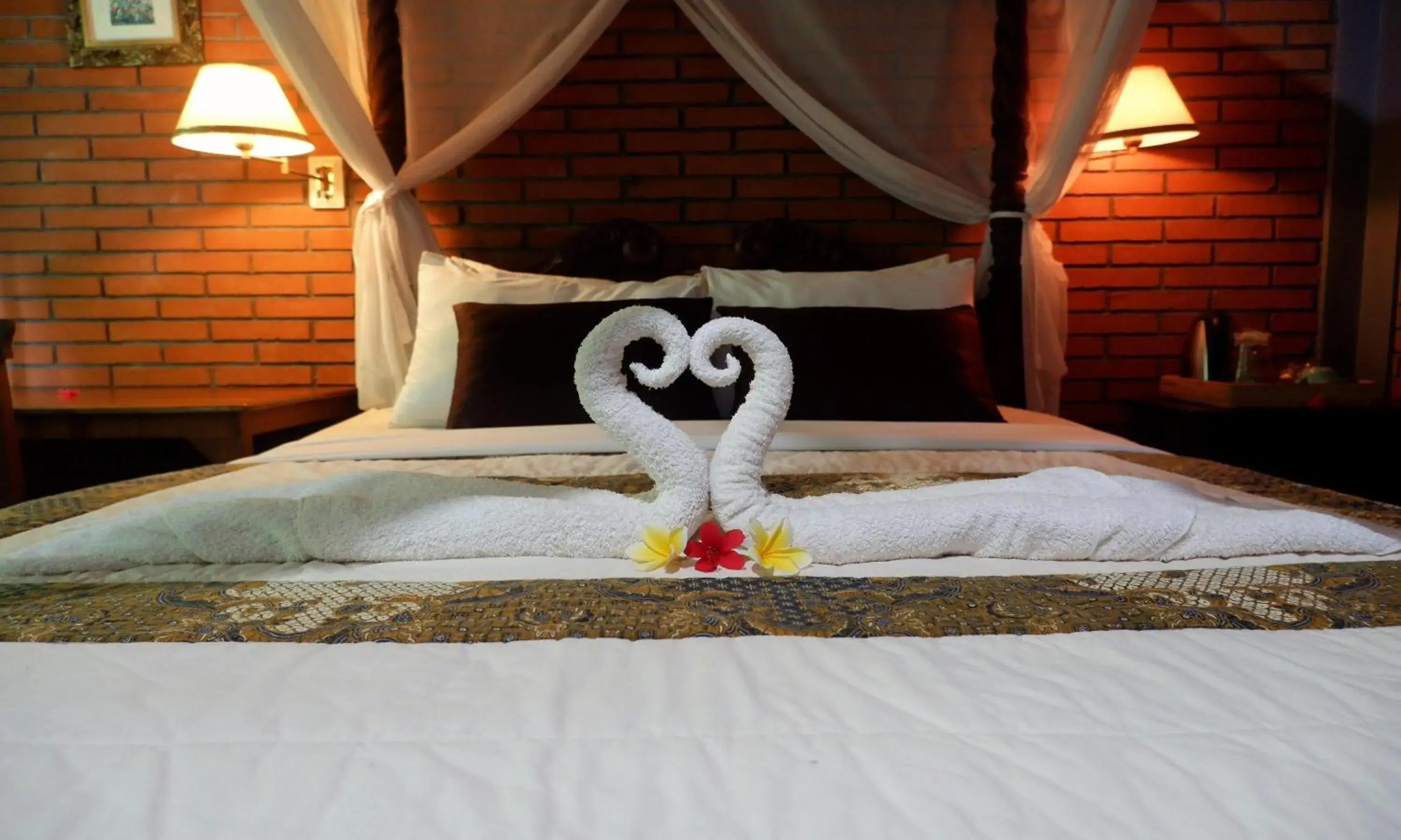 Bed in Danasari Homestay