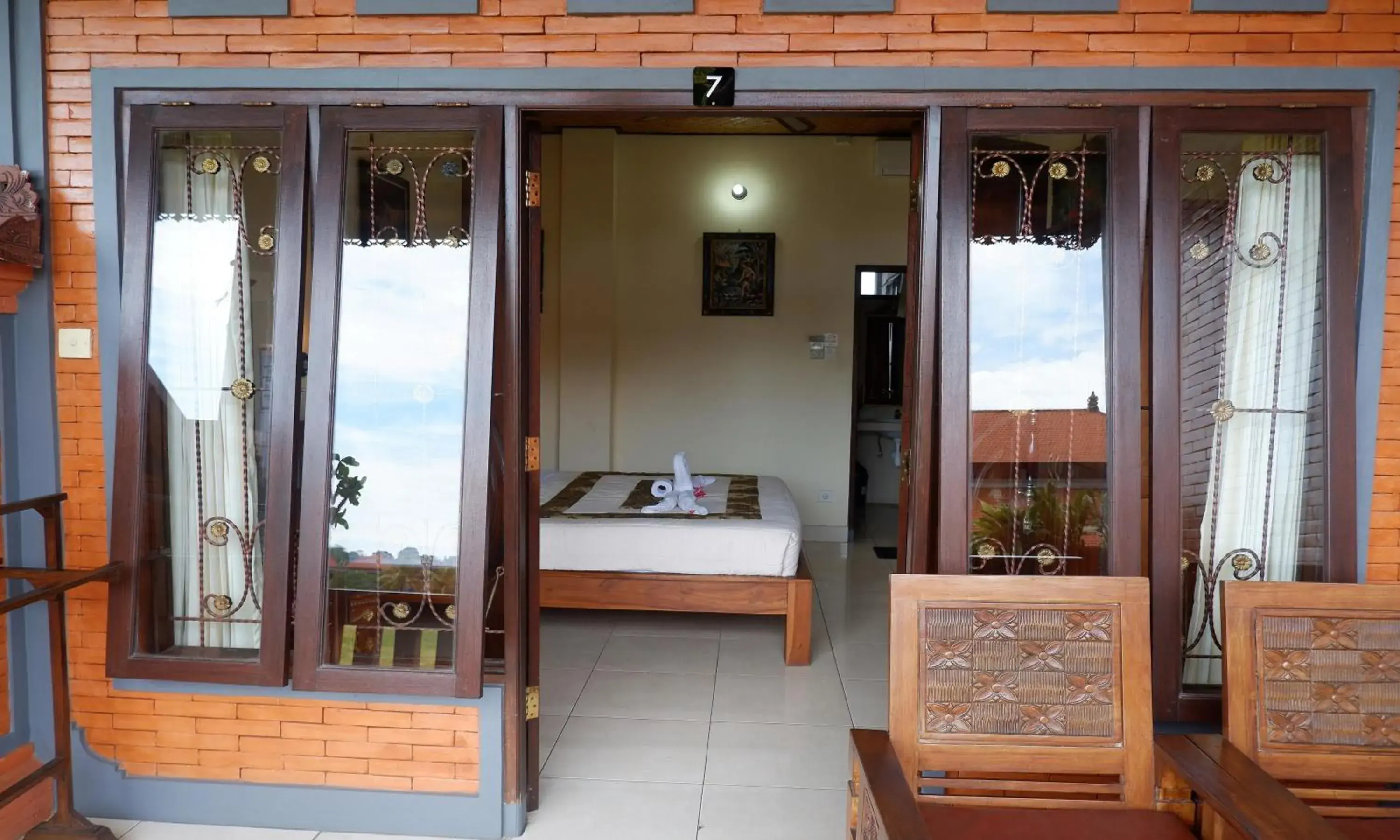 Bed in Danasari Homestay