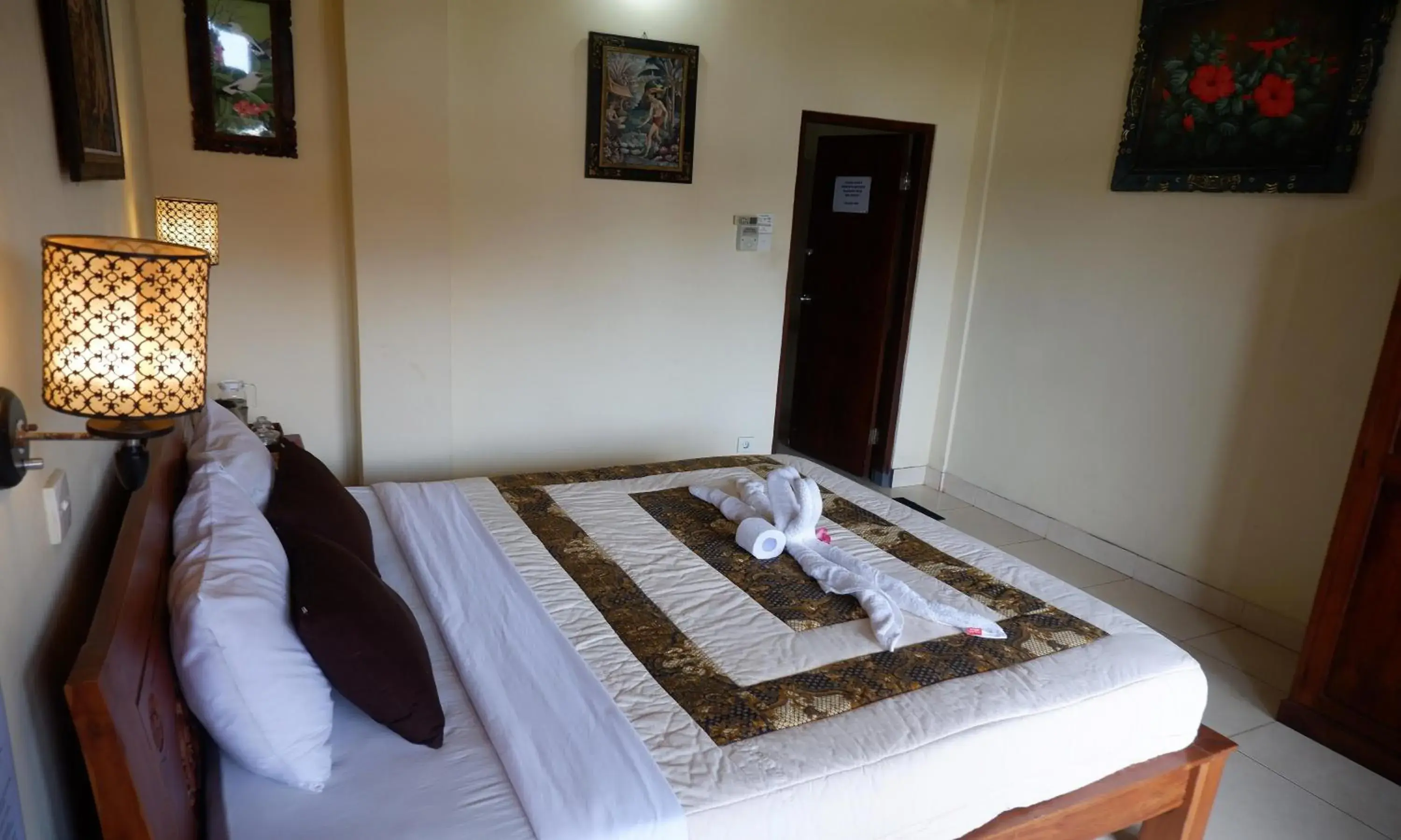 Bed in Danasari Homestay