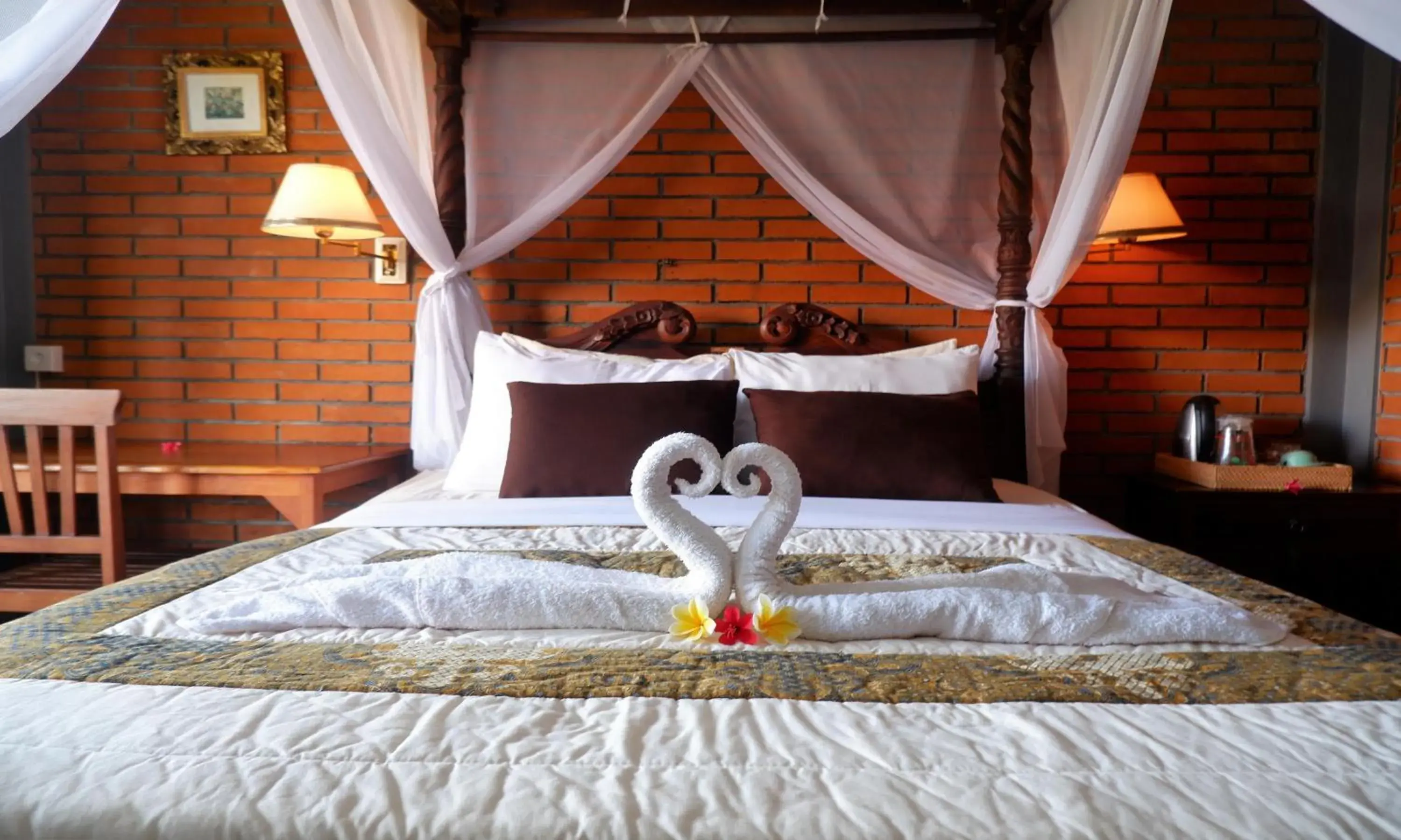 Bed in Danasari Homestay