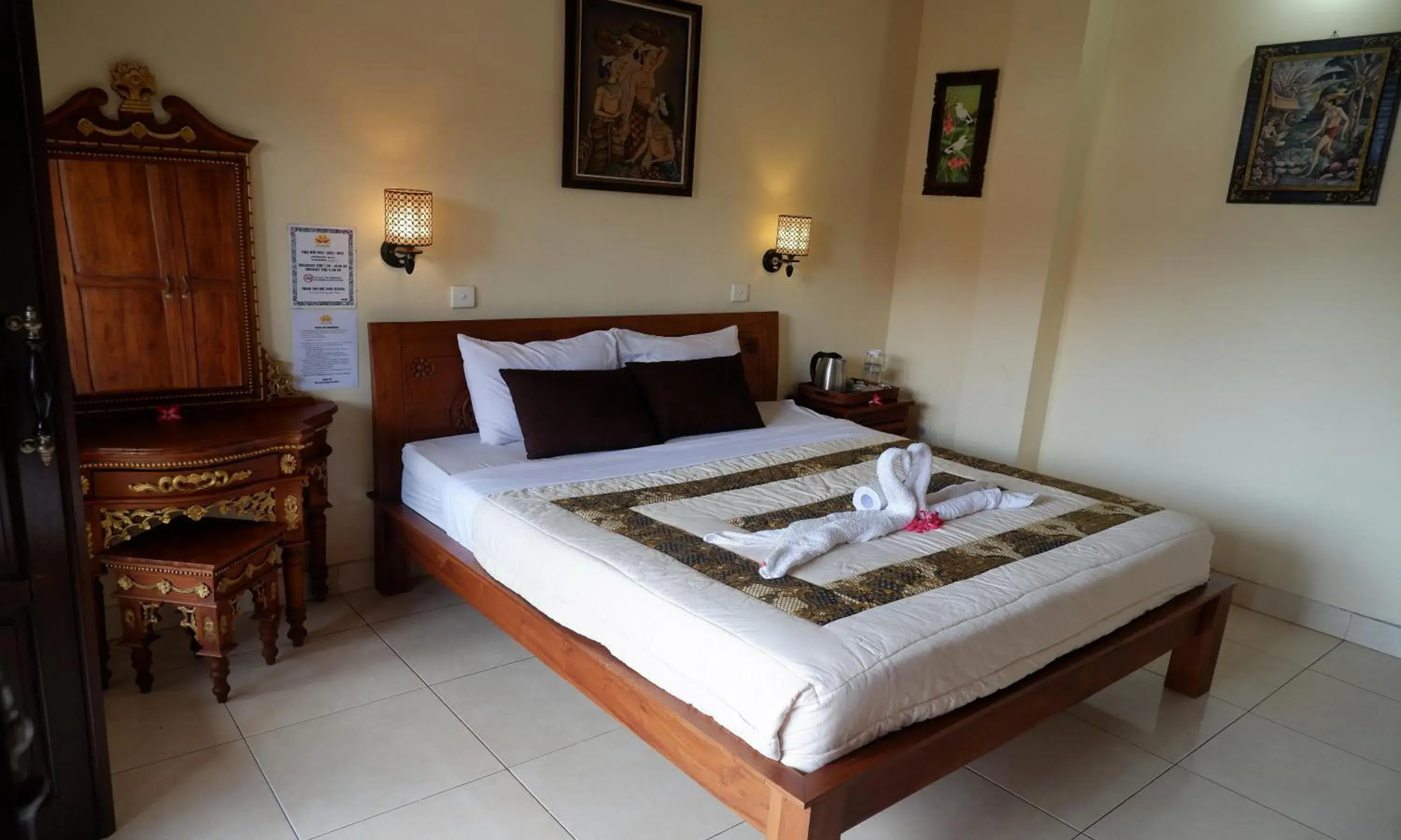 Bed in Danasari Homestay