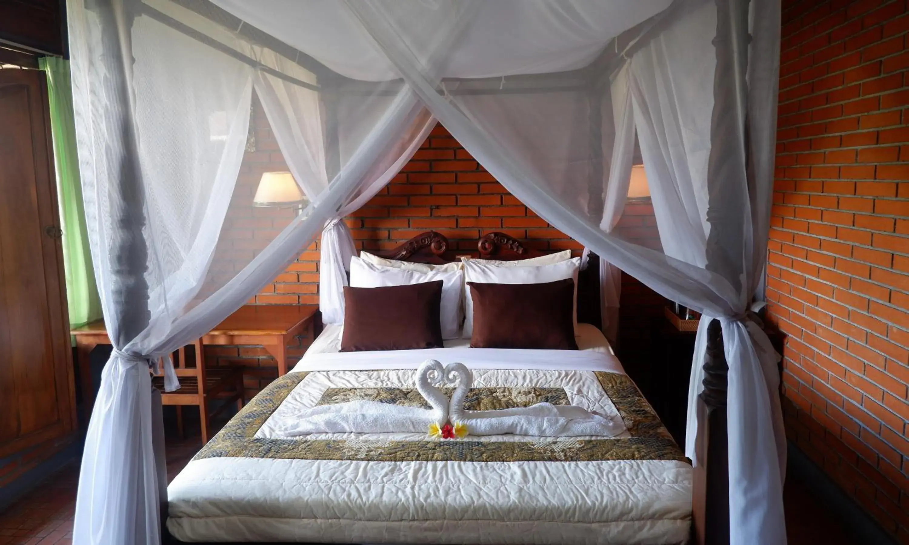 Bed in Danasari Homestay