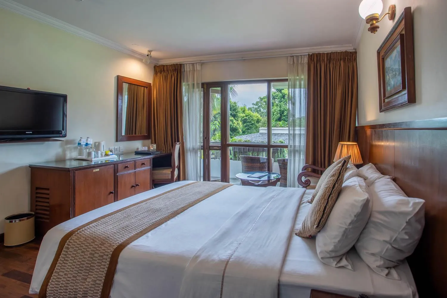 Bed in Fish Tail Lodge