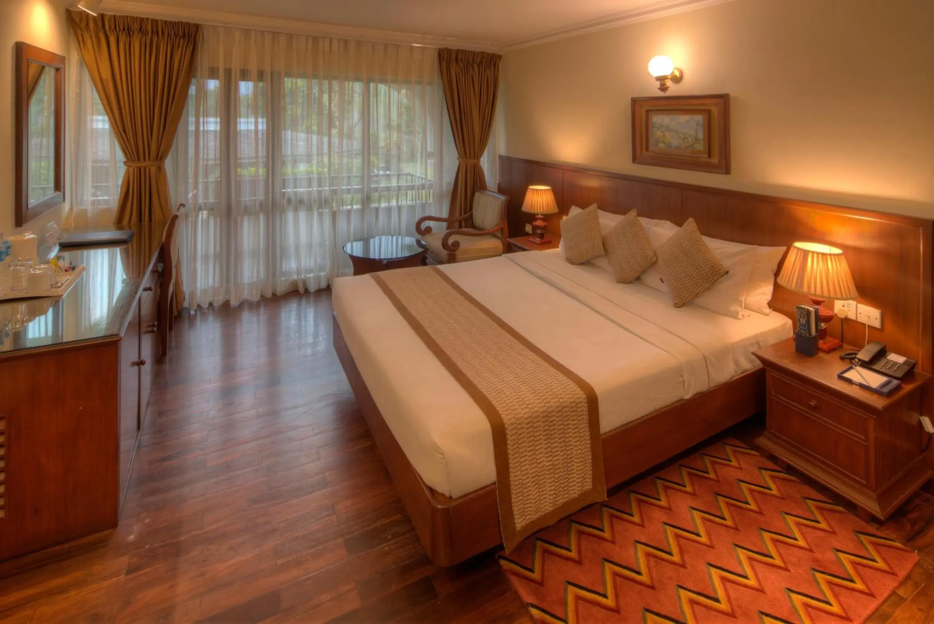 Bed in Fish Tail Lodge Bed in Fish Tail Lodge